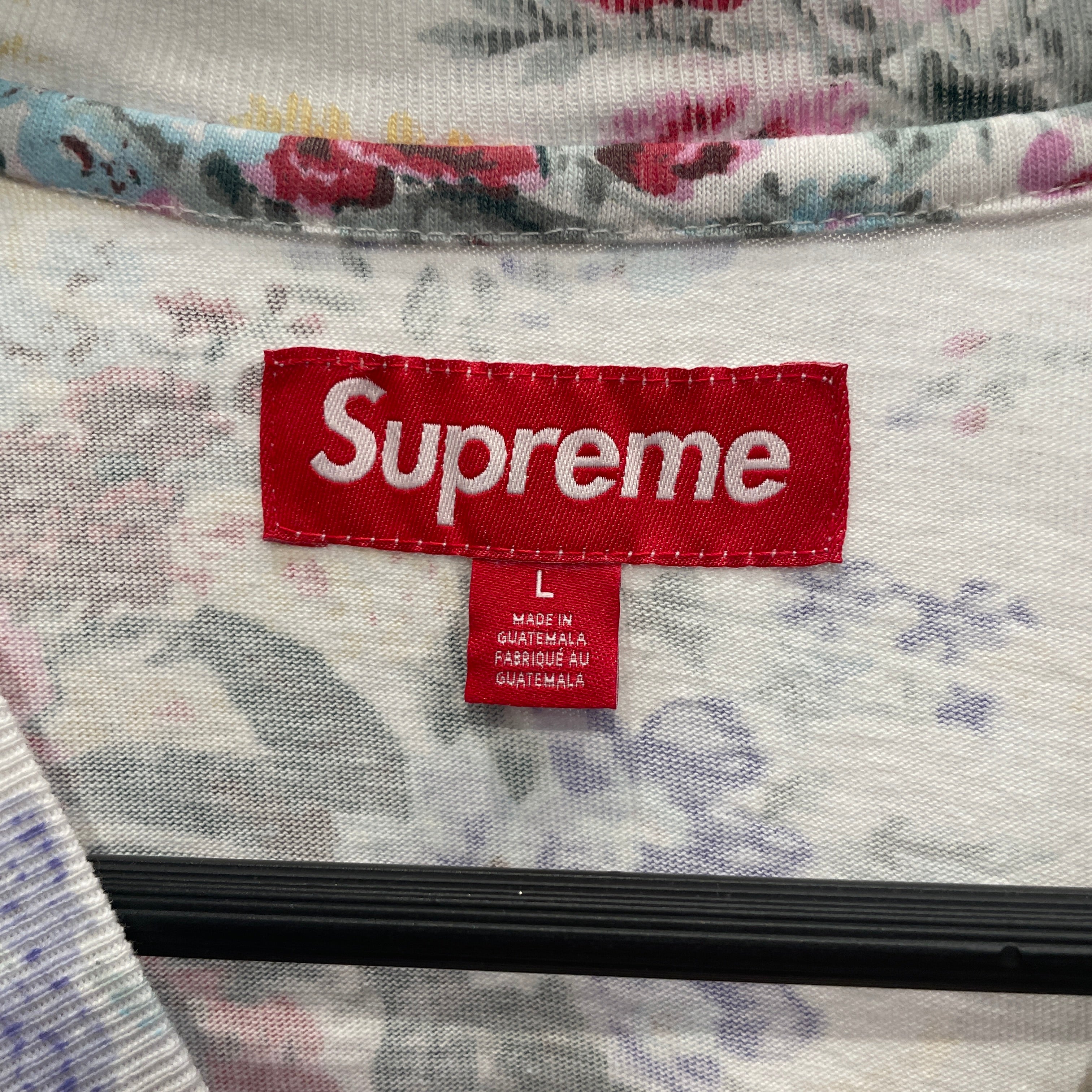 Supreme/T-Shirt/L/Cotton/MLT/Floral Pattern/FLORAL view 3