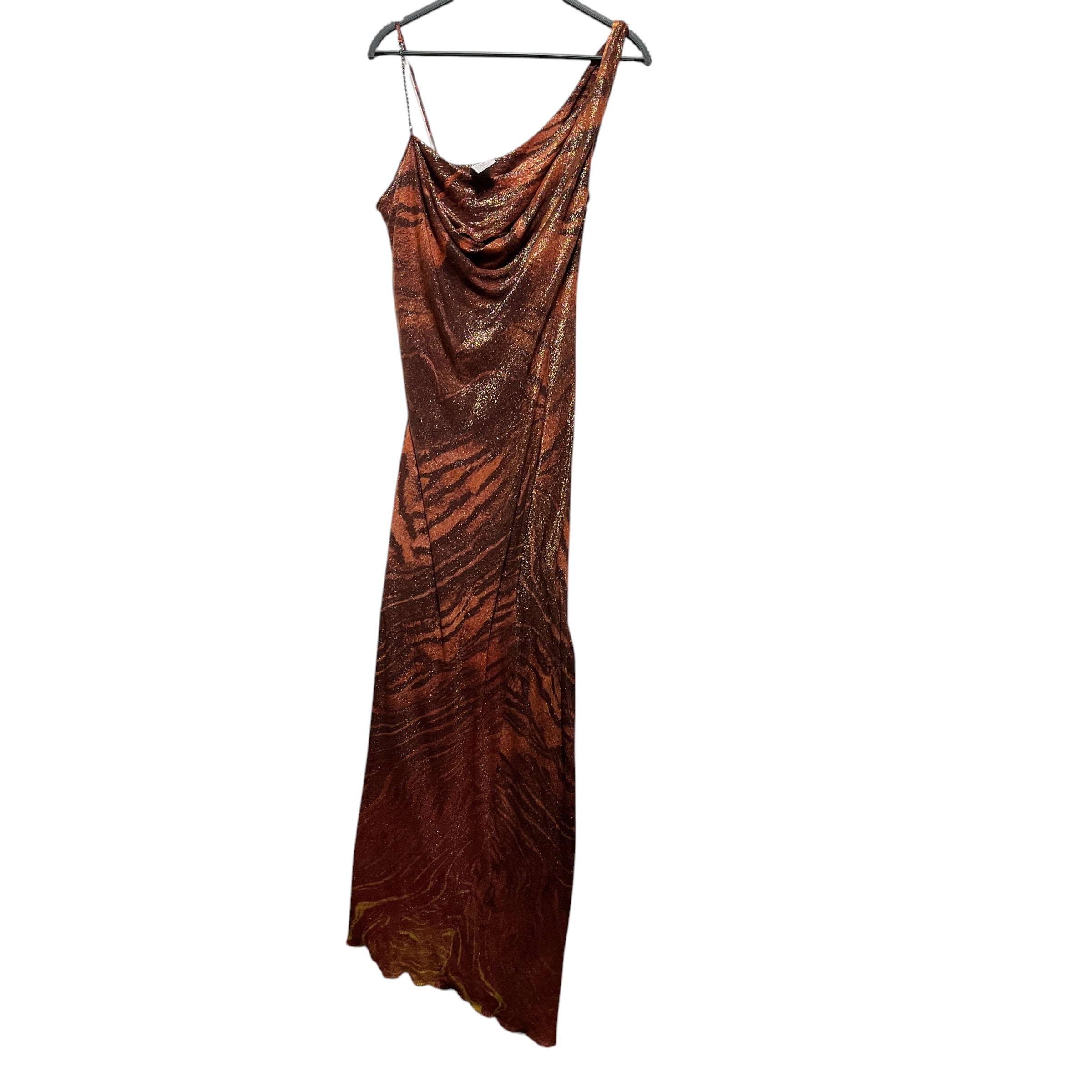 roberto cavalli/CLASS/SL Dress/M/All Over Print/Polyester/ORN/ view 1