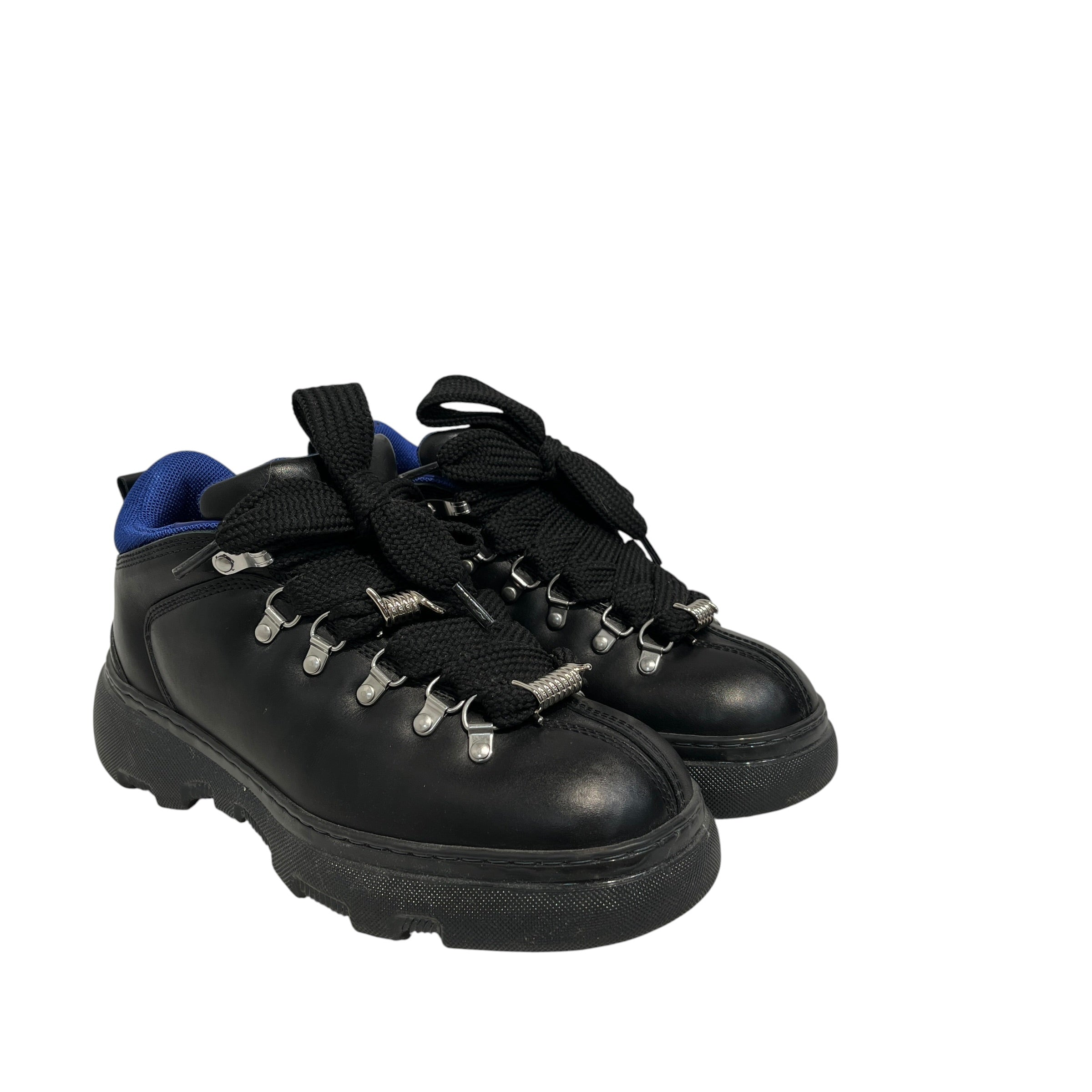 BURBERRY/Trekking Boots/EU 42.5/Leather/BLK/Barb Wire Lace Lock view 1