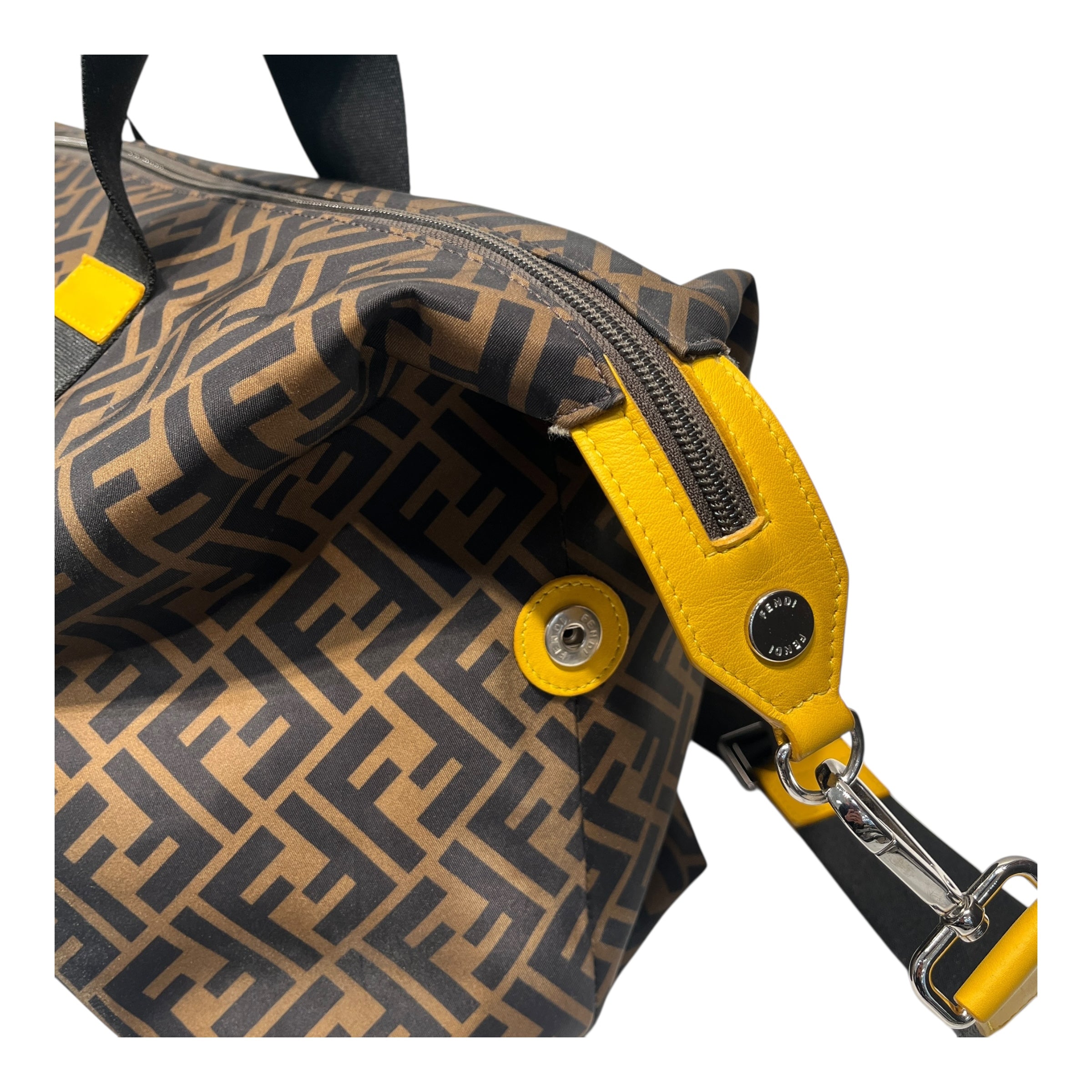 FENDI/Cross Body Bag/All Over Print/Cotton/BRW/FEDNI ROMA DUFFLE BAG view 7
