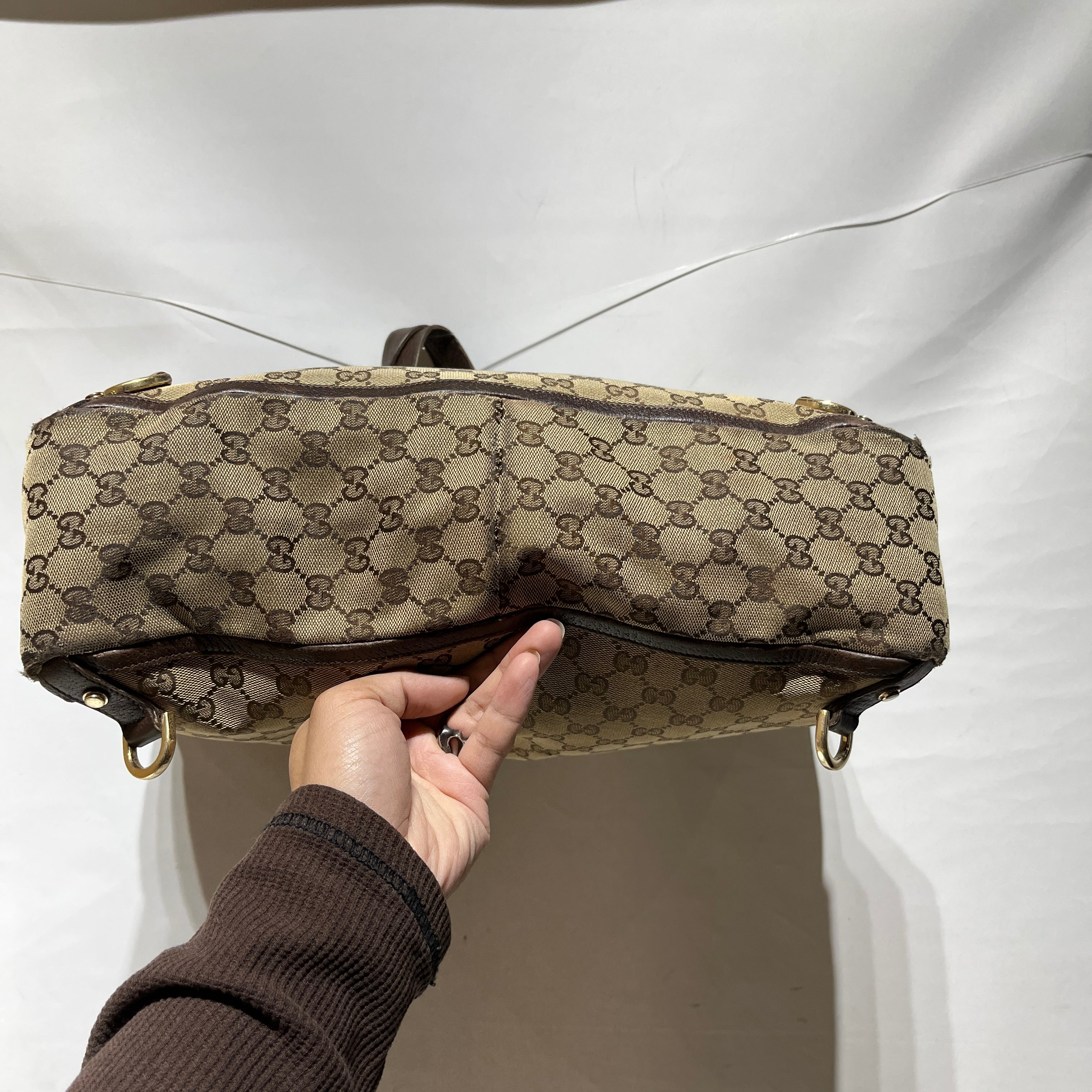 GUCCI/Bag/All Over Print/Leather/BRW/Canvas Abbey view 9