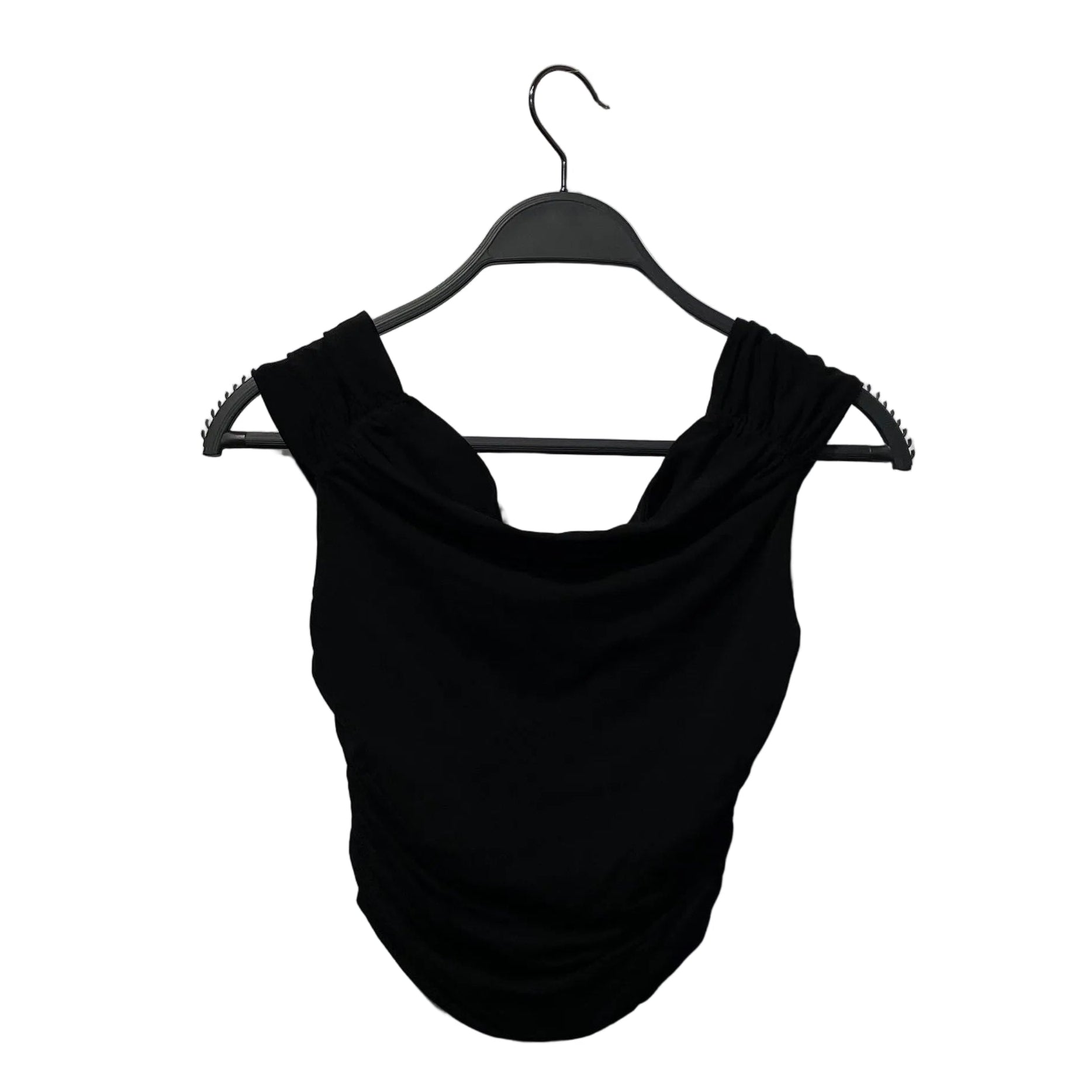 OFF-WHITE/Blouse/38/Cotton/BLK/SCRUNCHED UP view 2