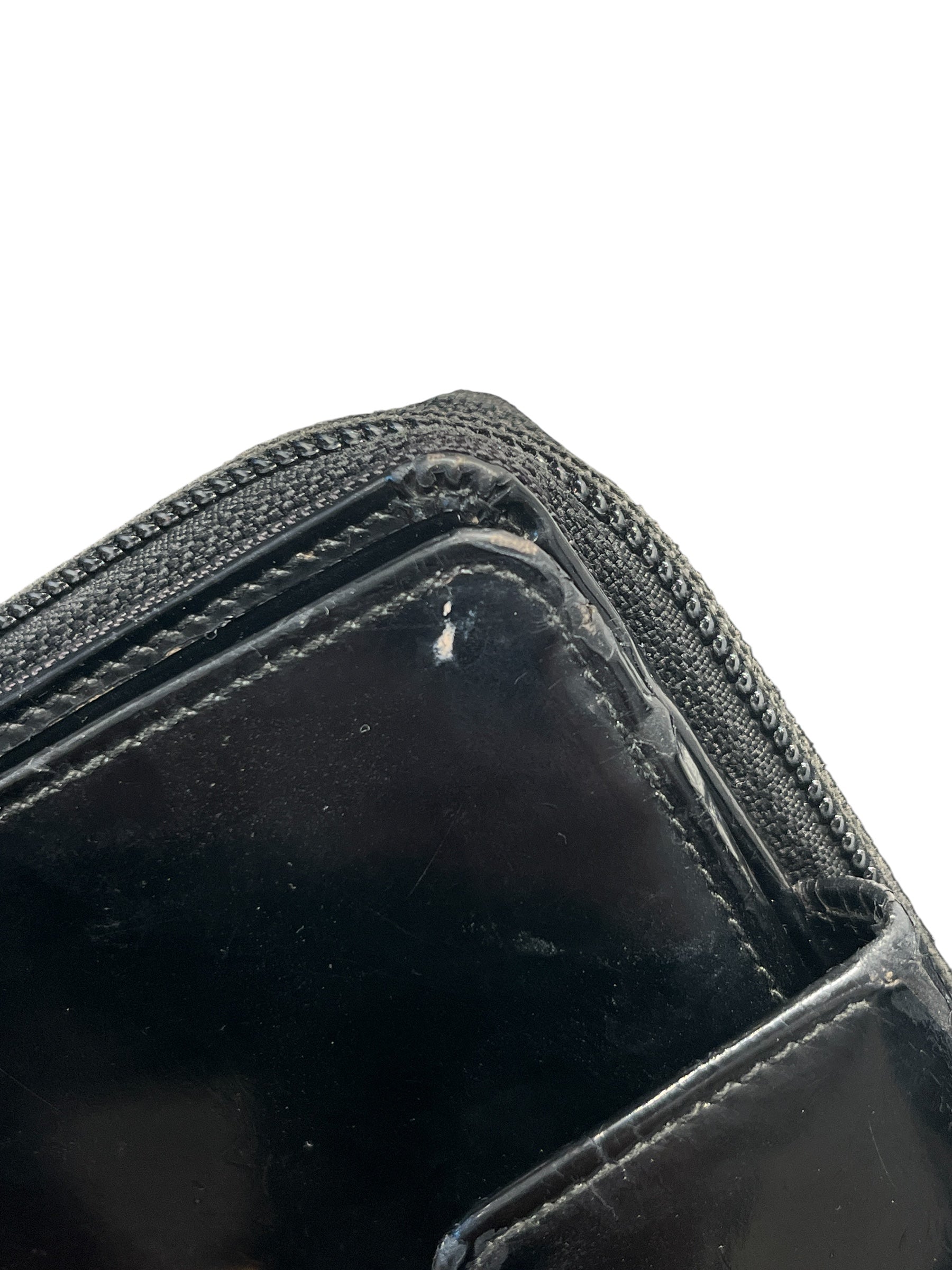 GUCCI/Bifold Wallet/Leather/BLK/BIFOLD BAMBOO ZIPPER view 10