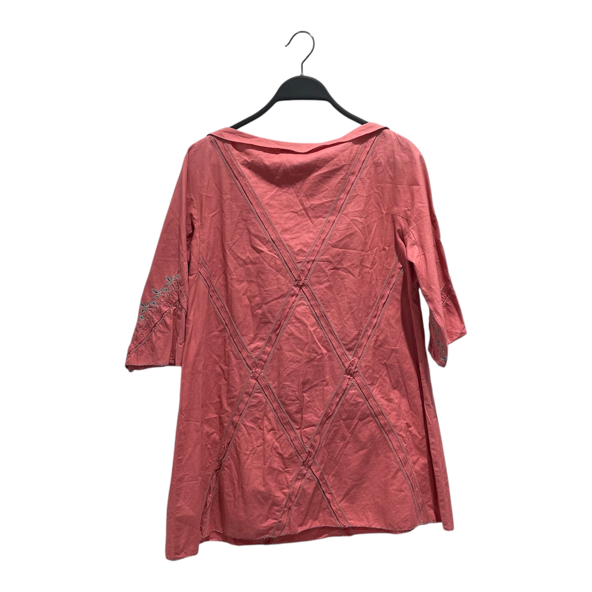 UNDERCOVERISM/Blouse/1/Cotton/PNK/Pullover/3/4 SLEEVE BEADED EMBRIODERED view 2