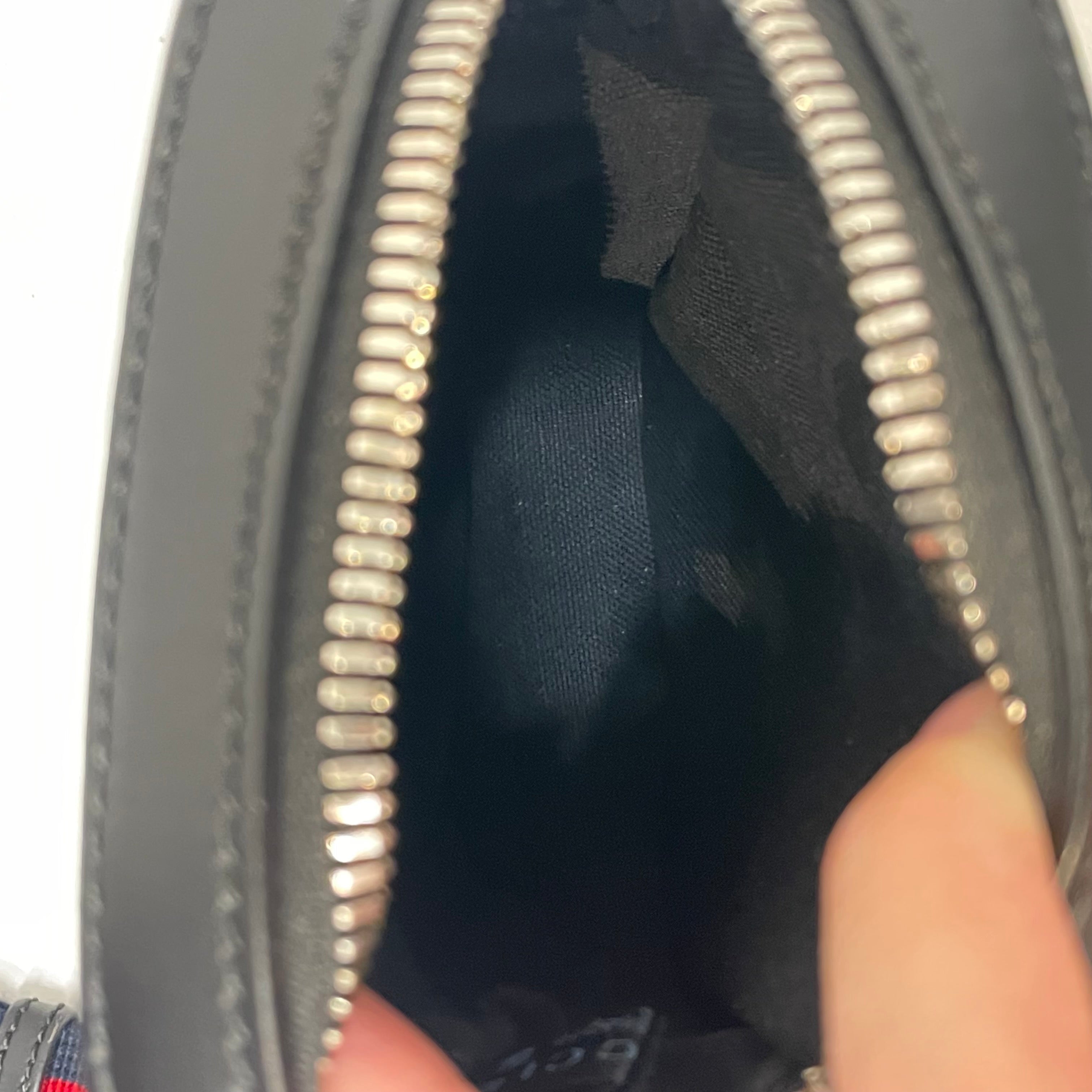 GUCCI/Cross Body Bag/Monogram/Leather/BLK/GG SUPREME CROSSBODY view 4