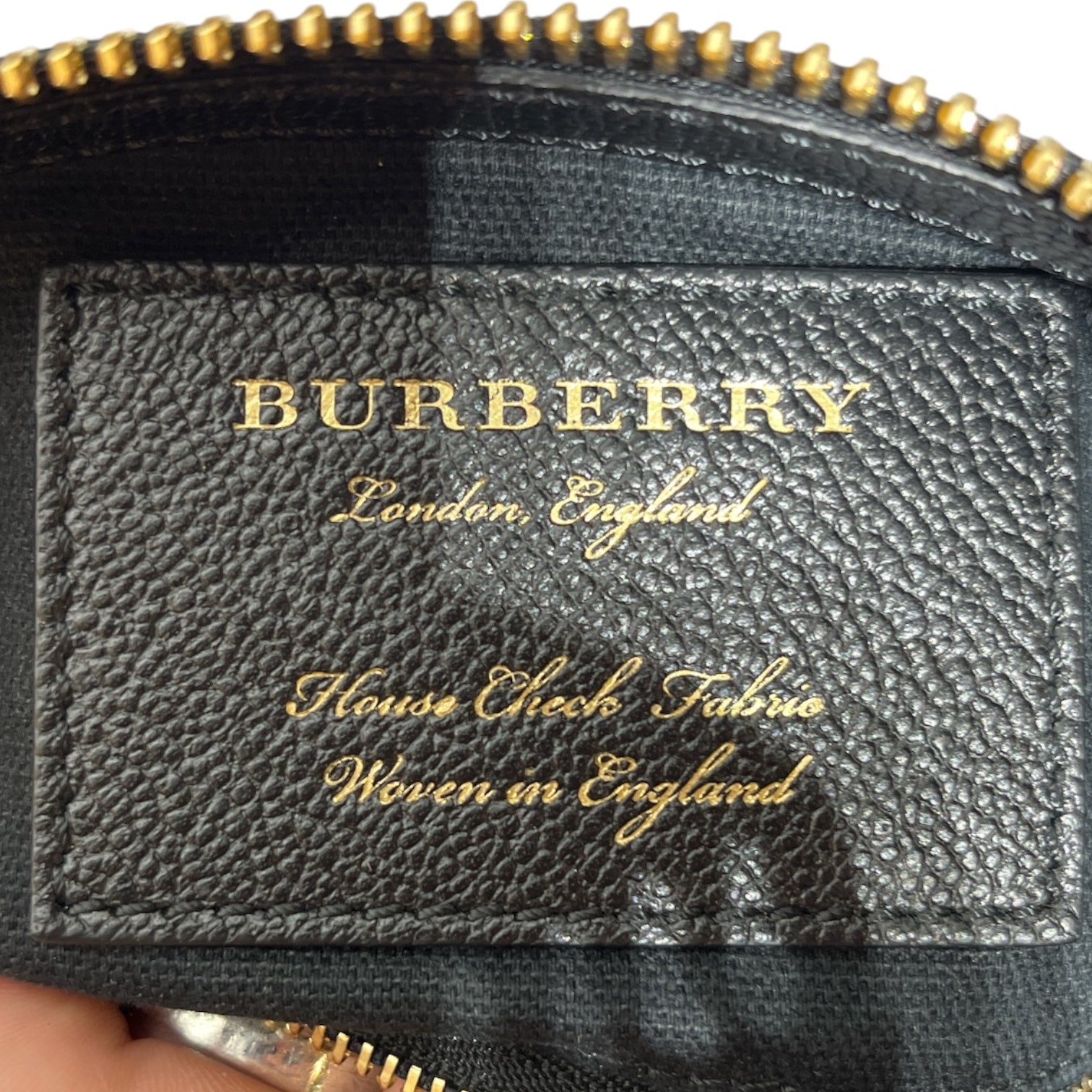 BURBERRY/Cross Body Bag/Leather/BLK/HOUSE CHECK HELMSLEY view 6