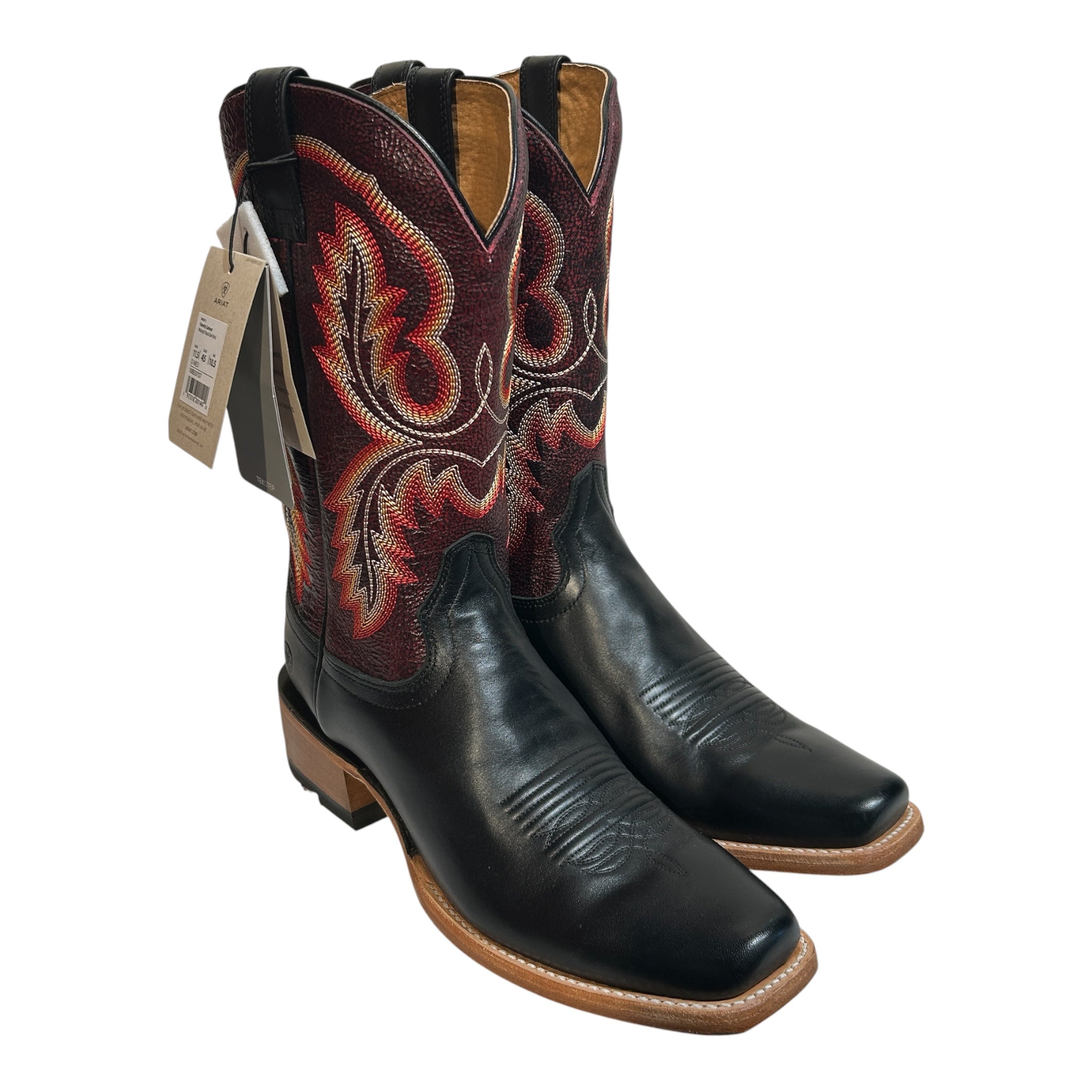 ARIAT/Boots/US 11.5/All Over Print/Leather/BLK/Ariat Futurity Cashout Western view 1