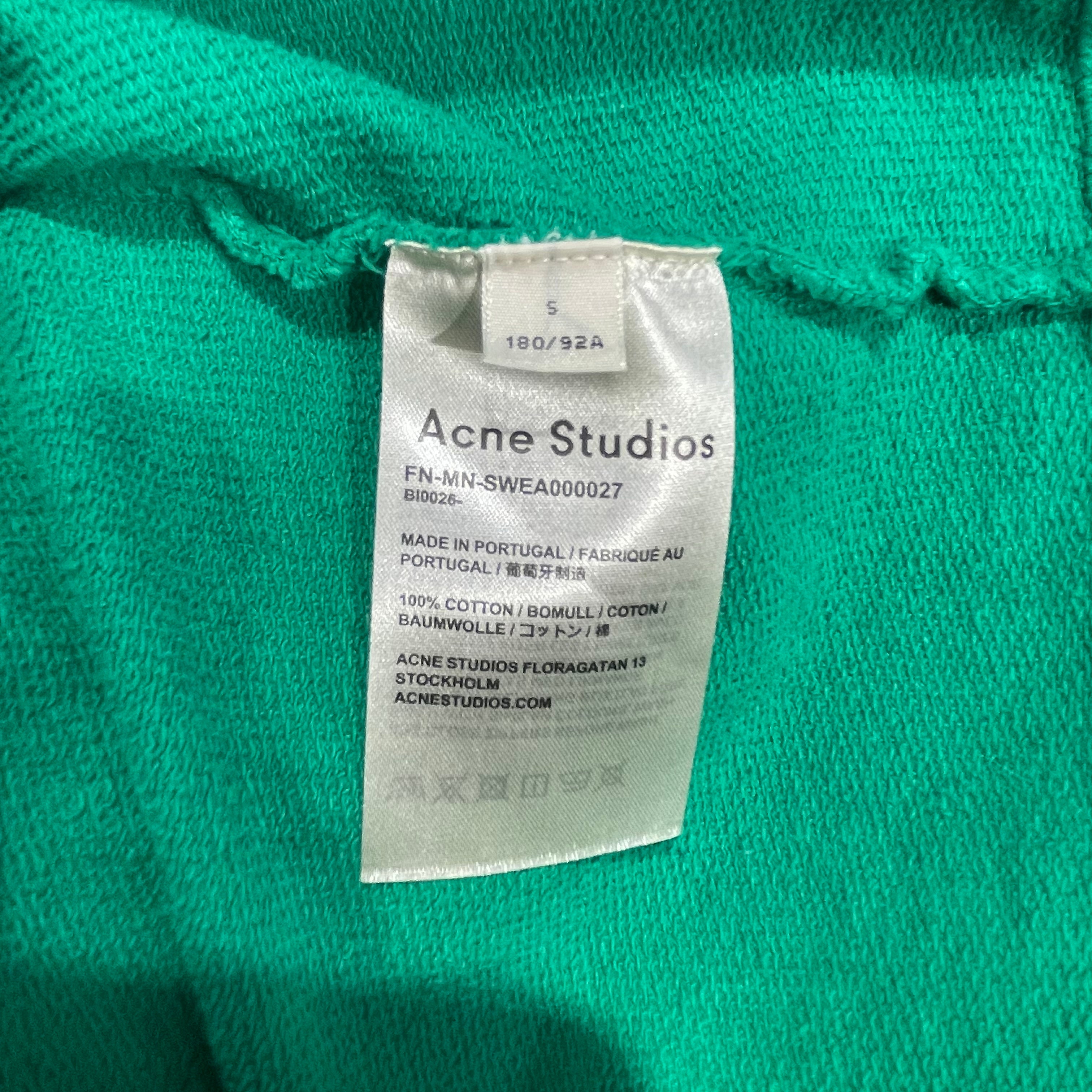 Acne Studios/Sweater/S/Cotton/GRN/ view 4
