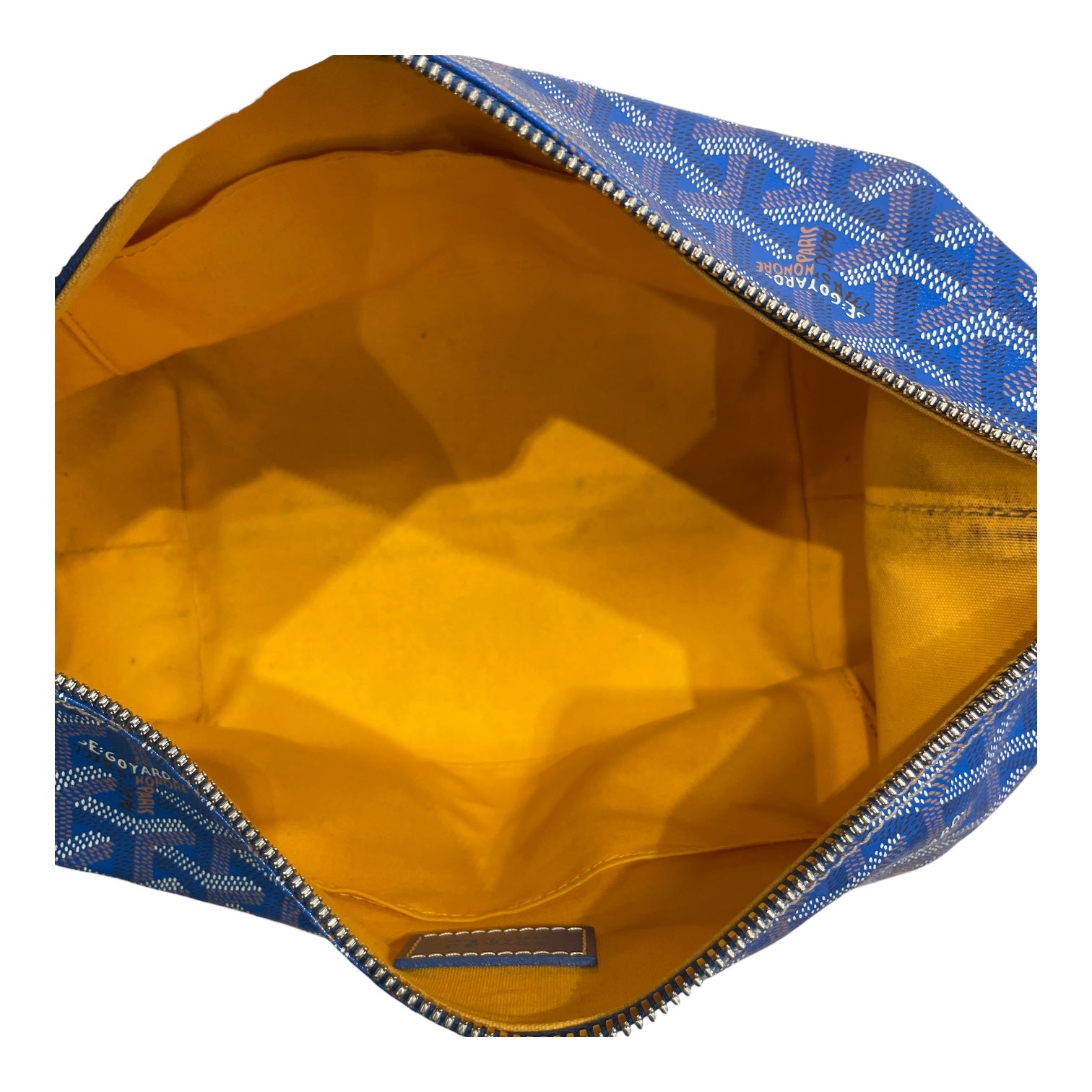 GOYARD/Pouch/All Over Print/Leather/BLU/GOYARDINE BOEING 25 view 4