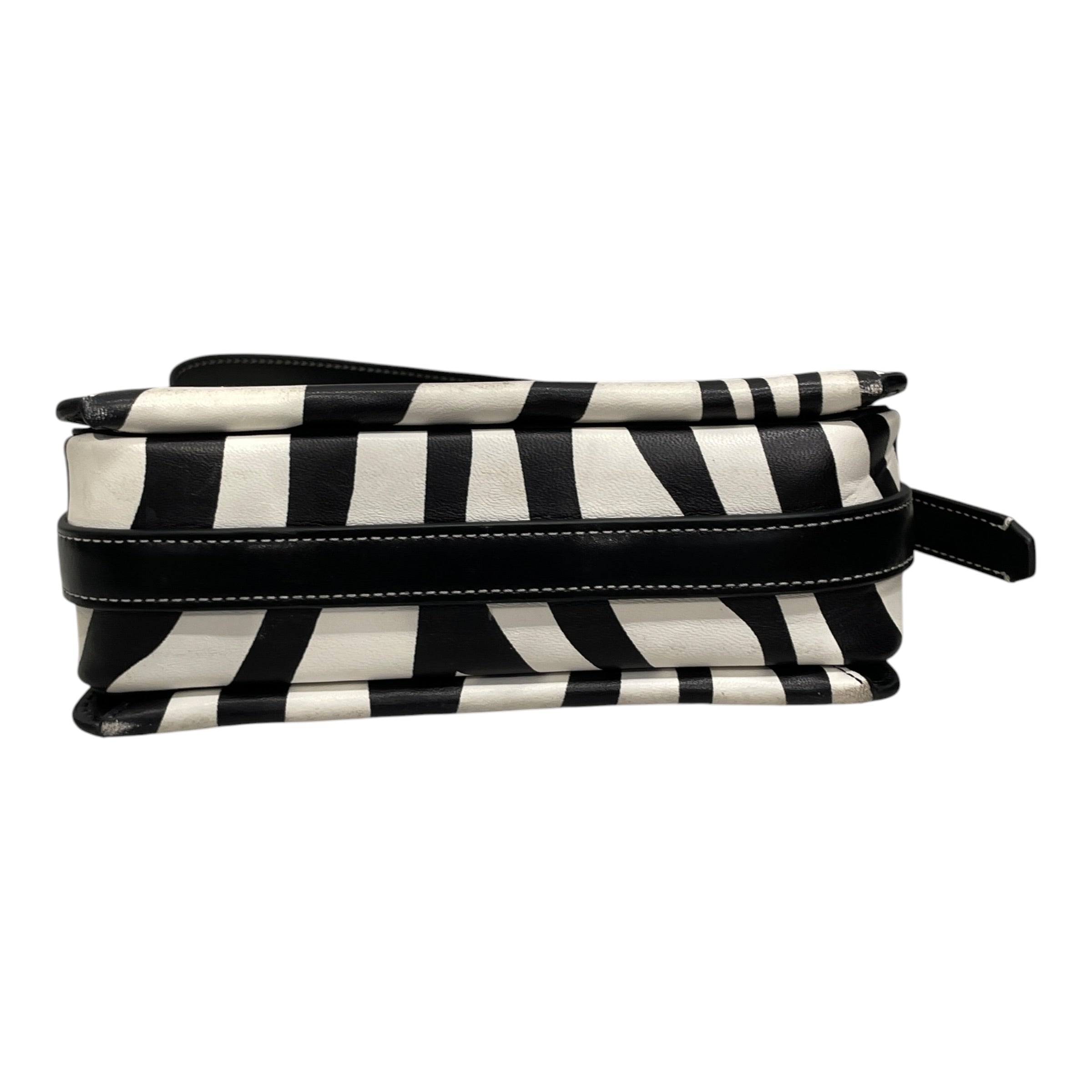 3.1 phillip lim/Cross Body Bag/Animal Pattern/Leather/WHT/sil clasp zebra bag view 3
