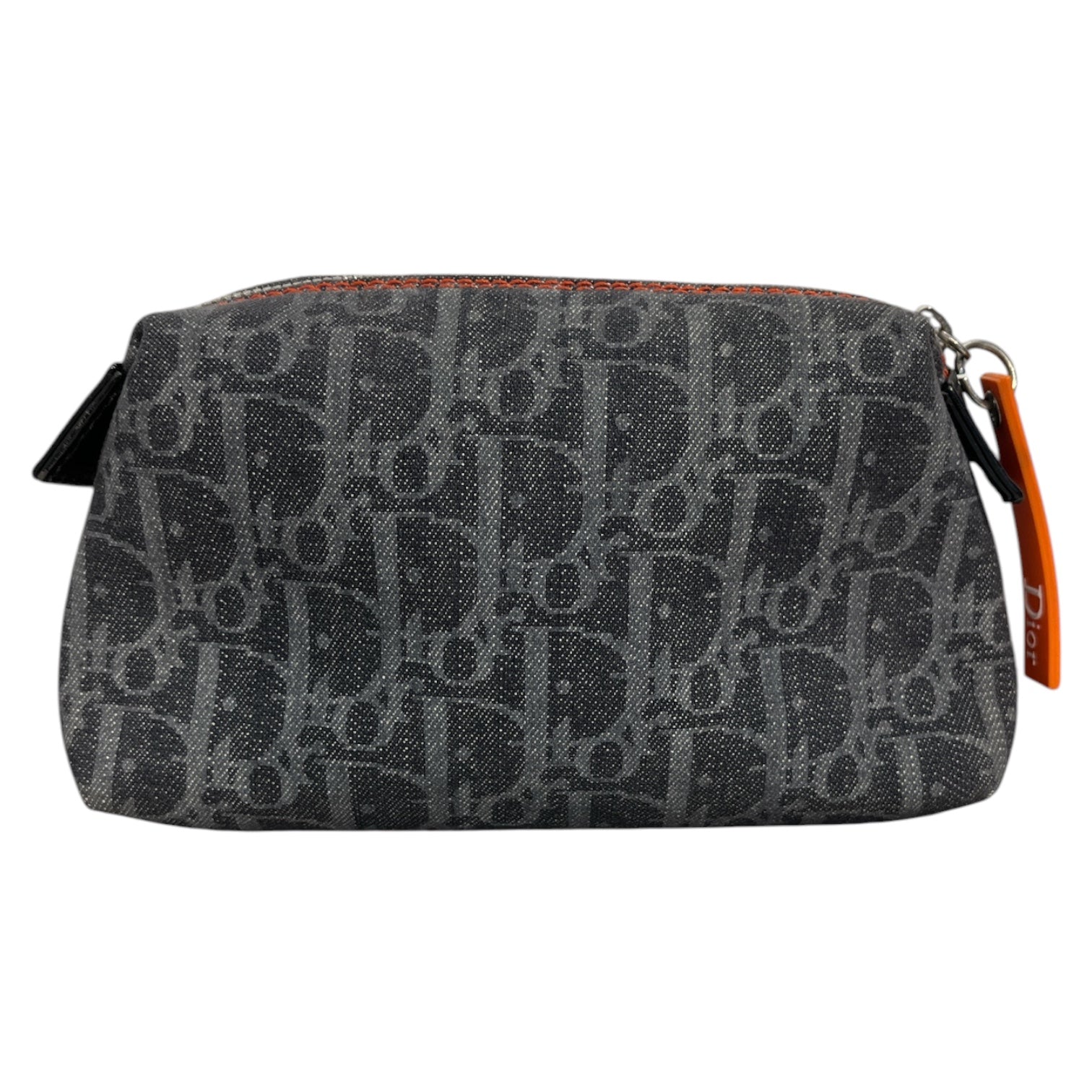 Christian Dior/Pouch/Monogram/Cotton/NVY/TROTTER DENIM COSMETIC BAG view 1