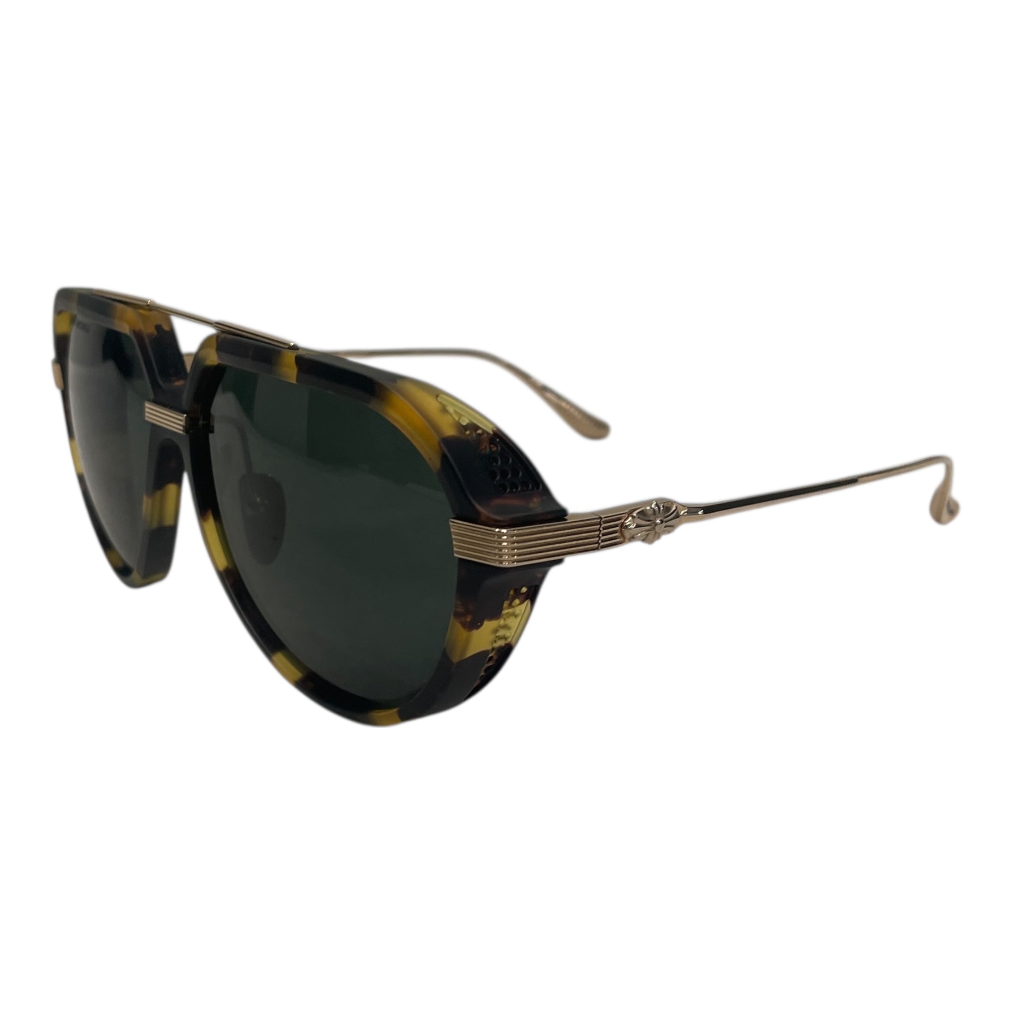 CHROME HEARTS/Sunglasses/Stripe/Tortoiseshell Pattern/GLD/HUGH JAYNUS view 2