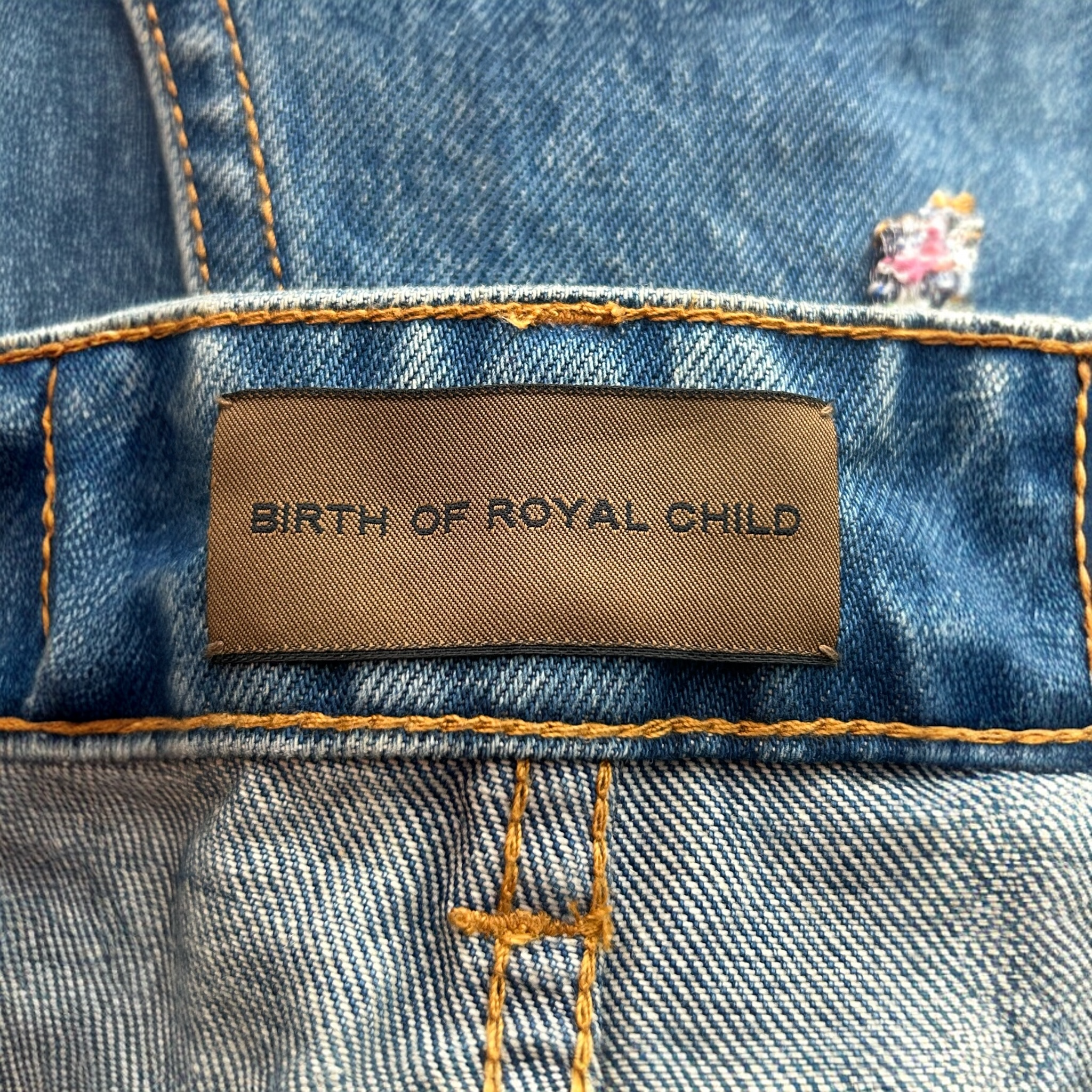 Birth Of Royal Child/Straight Pants/M/Cotton/BLU/CHANEL PATTERN ON THE PPOCKET view 8