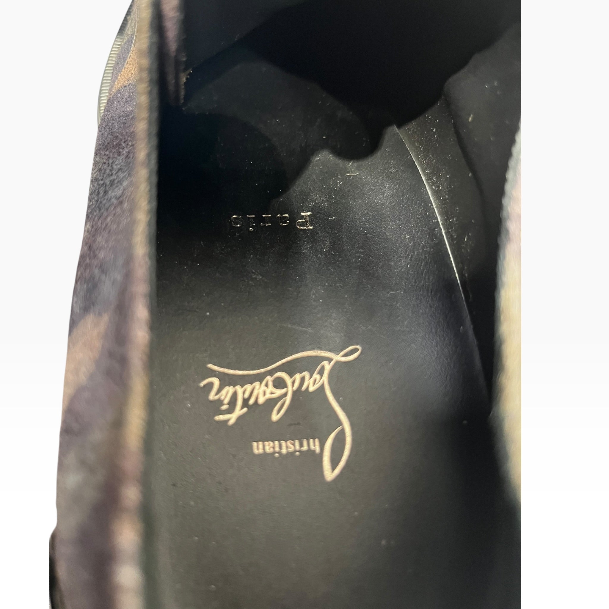 Christian Louboutin/Shoes/EU 42/Camouflage/Polyester/GRN/TROT DUNE LUG SOLE DERBY view 4