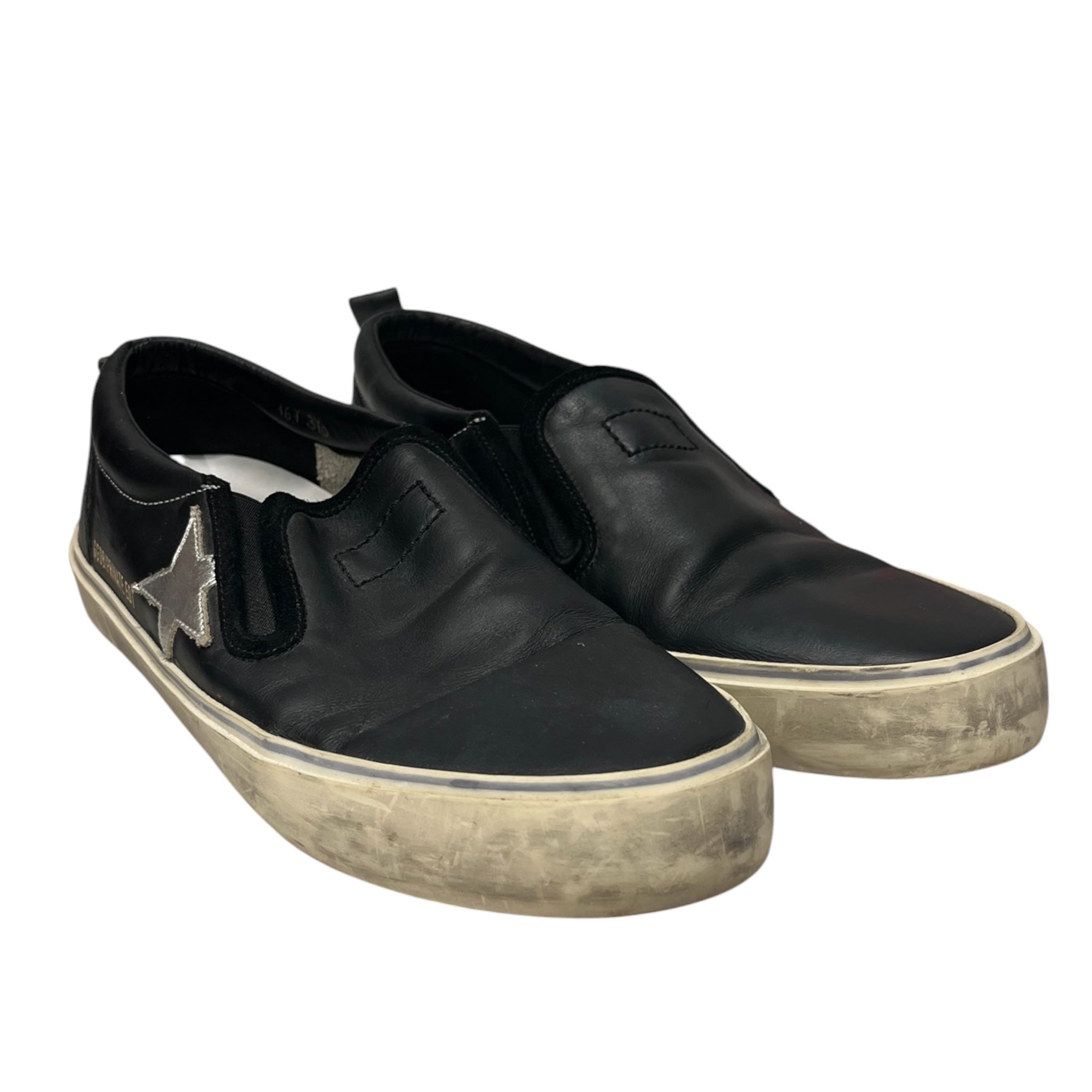 GOLDEN GOOSE/Low-Sneakers/US 10.5/Leather/BLK/ view 1