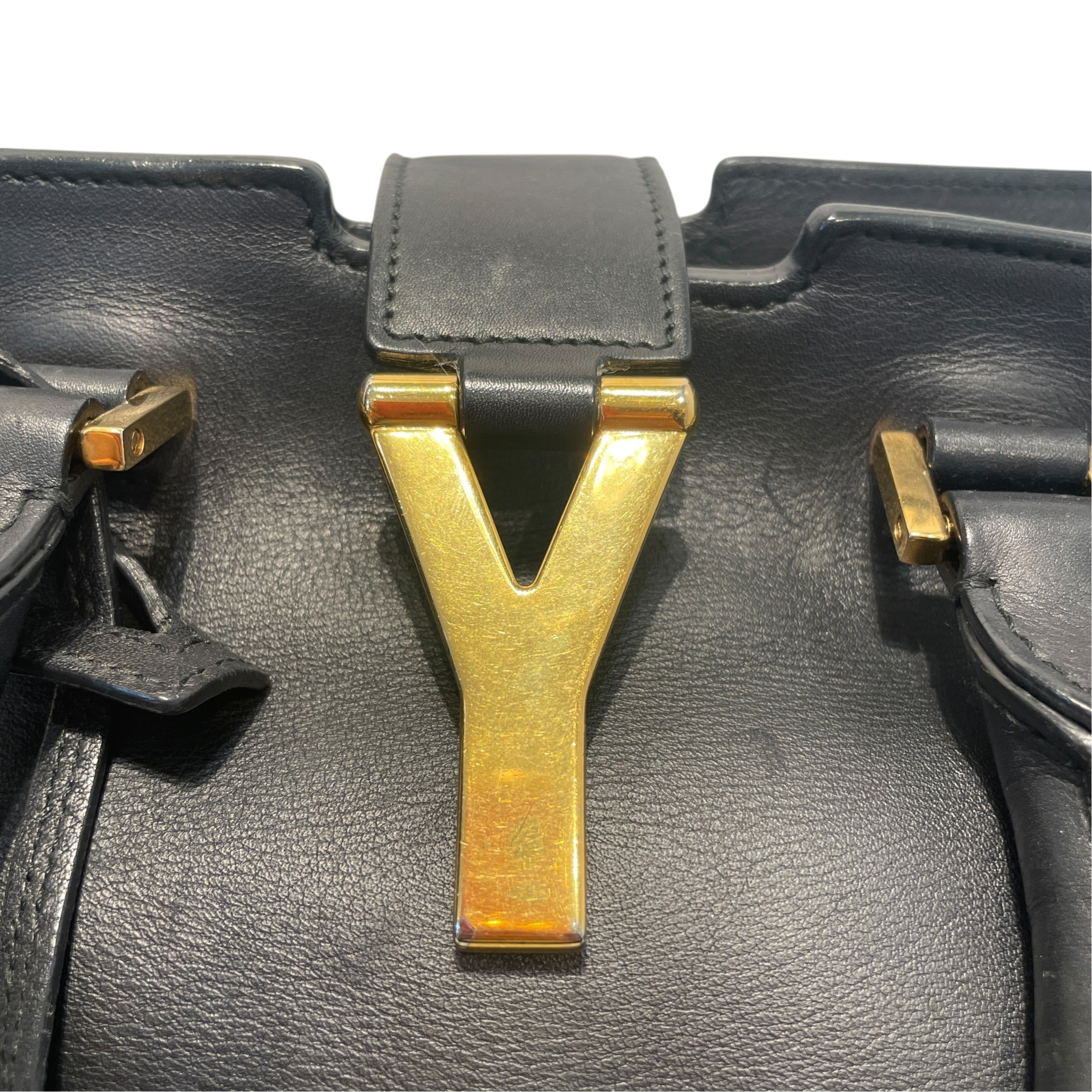 SAINT LAURENT/Hand Bag/Leather/BLK/Y Line 2 way shoulder bag view 5