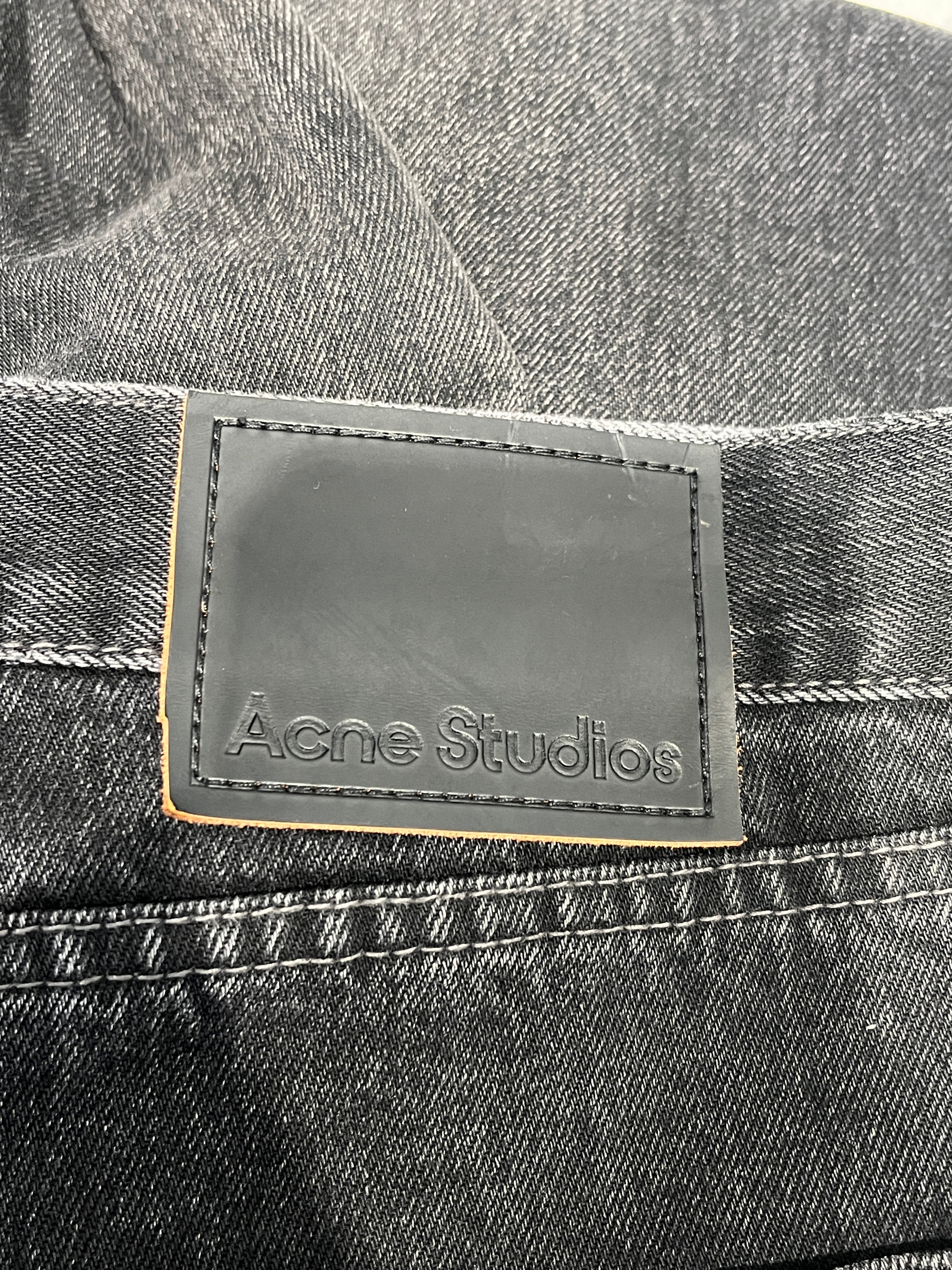 Acne Studios/Straight Pants/Denim/BLK/ view 4