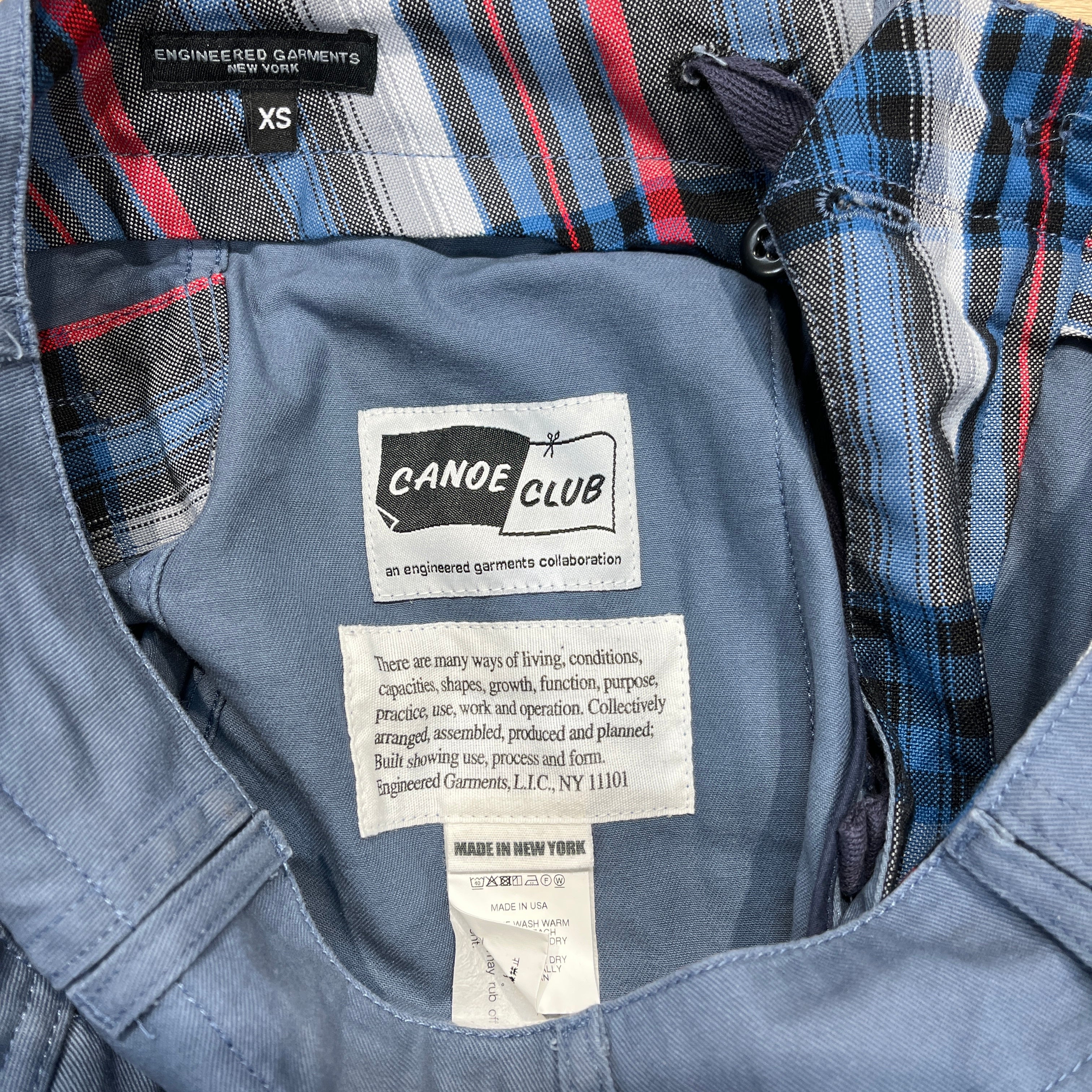 Canoe Club/Engineered Garments/Pants/XS/Cotton/IDG/ view 3
