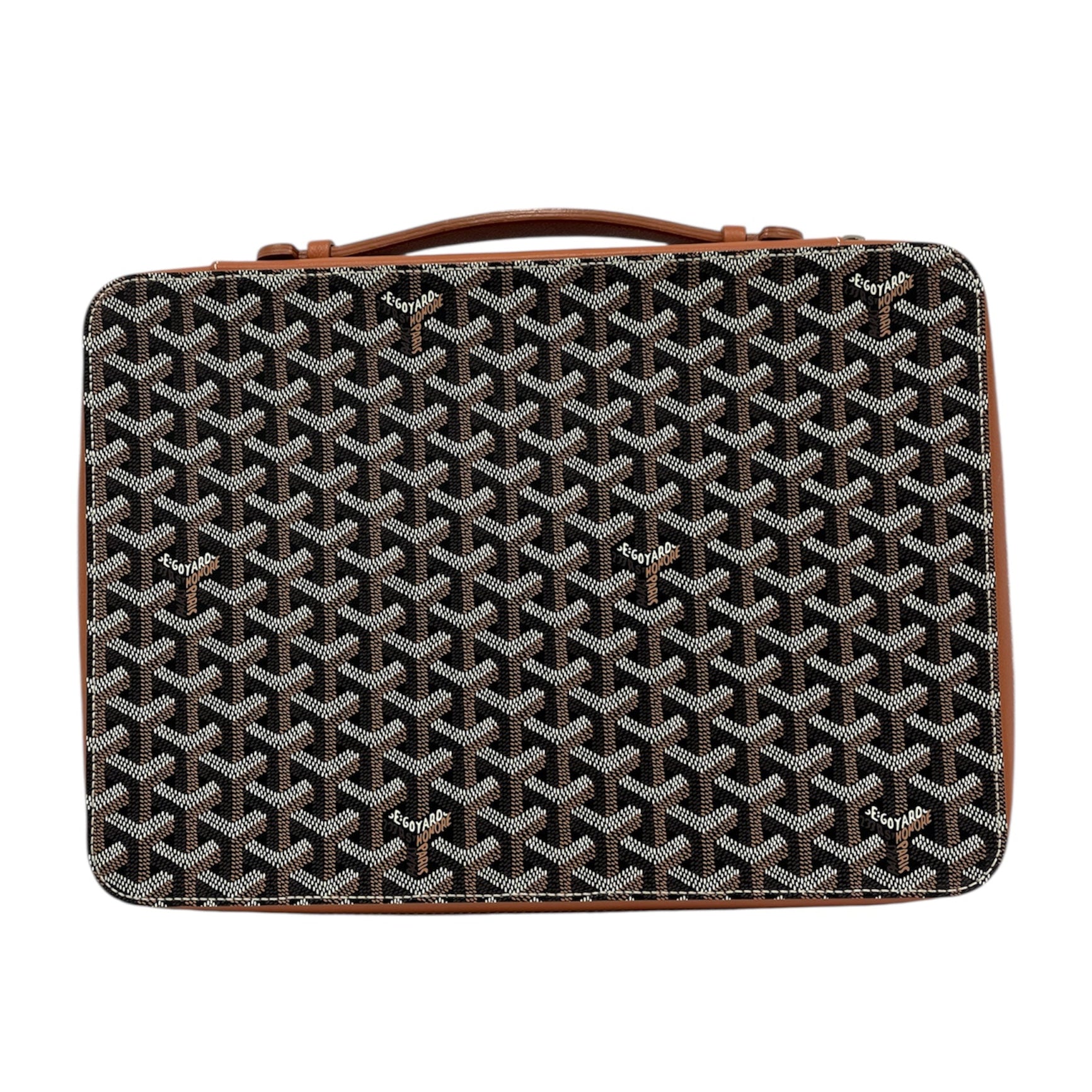 GOYARD/Briefcase/All Over Print/Leather/BRW/ view 1