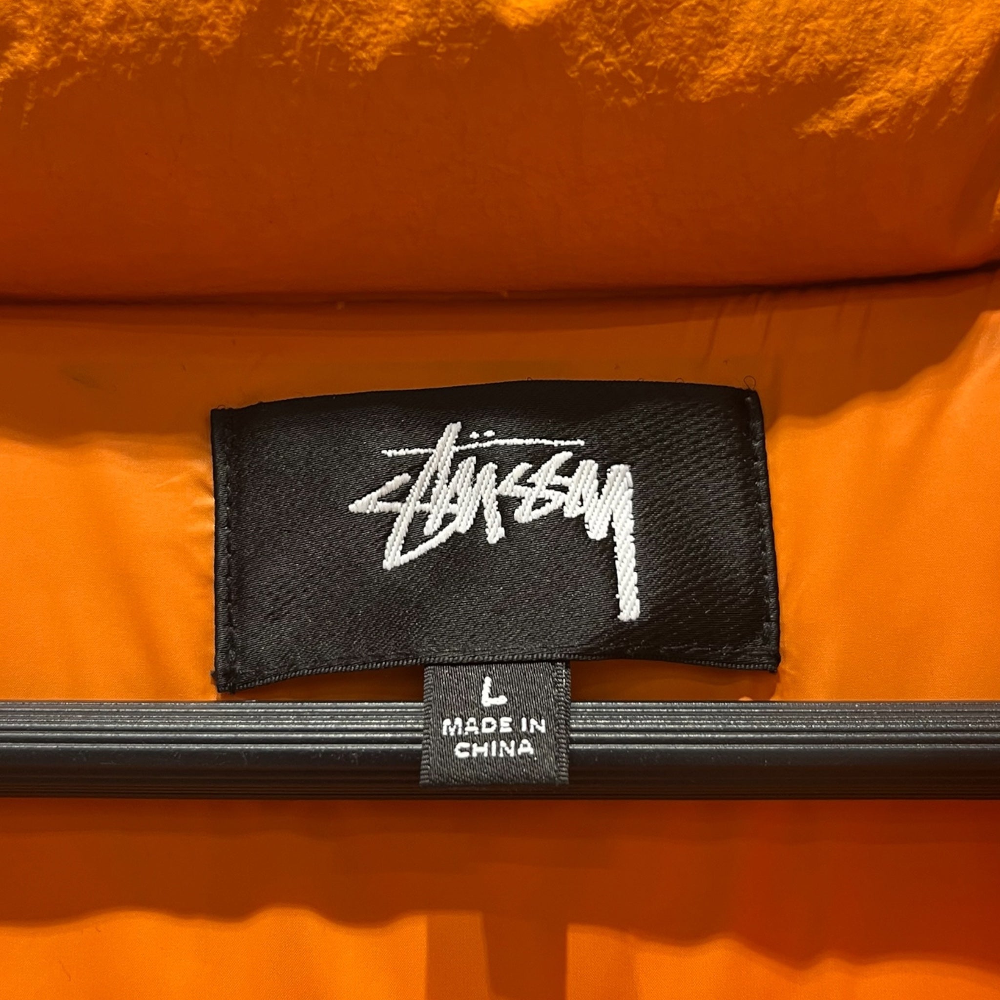 STUSSY/Puffer Jkt/L/Nylon/ORN/ view 4