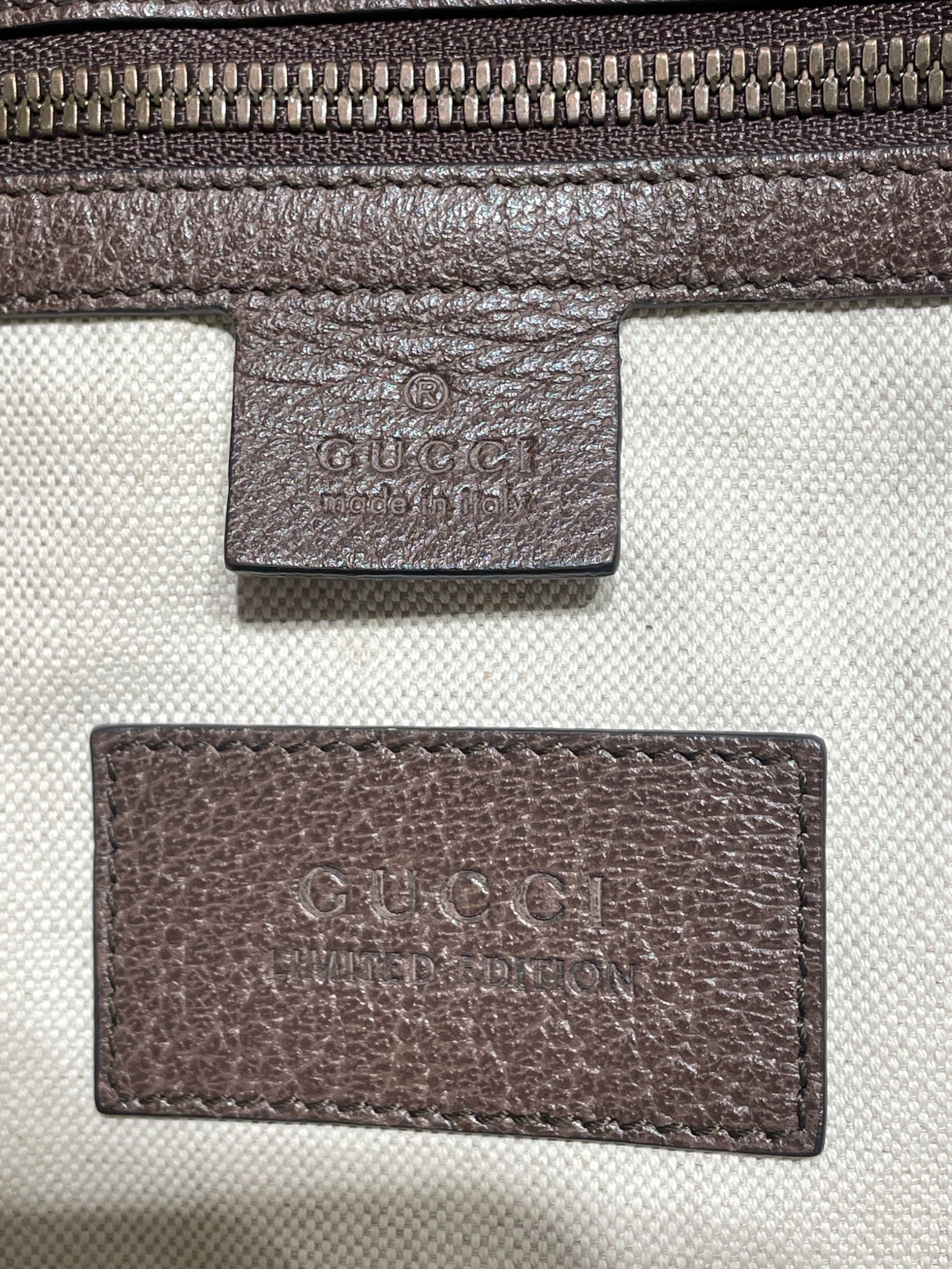 GUCCI/Hand Bag/Monogram/Leather/BRW/Bestiary Tote view 5