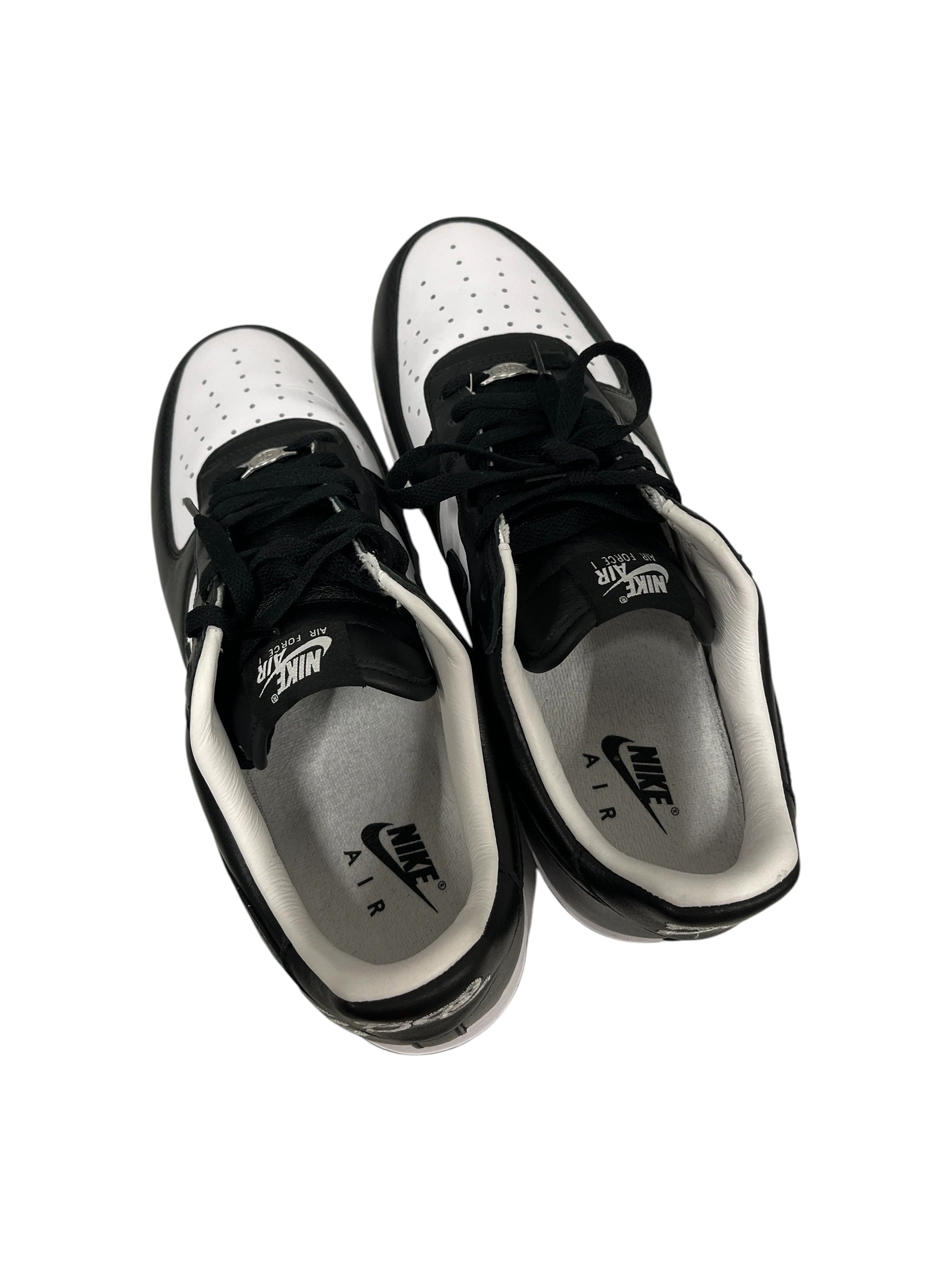 NIKE/AIR FORCE 1 LOW QS TS/Low-Sneakers/US 11/Leather/BLK/FJ5756-100 view 4