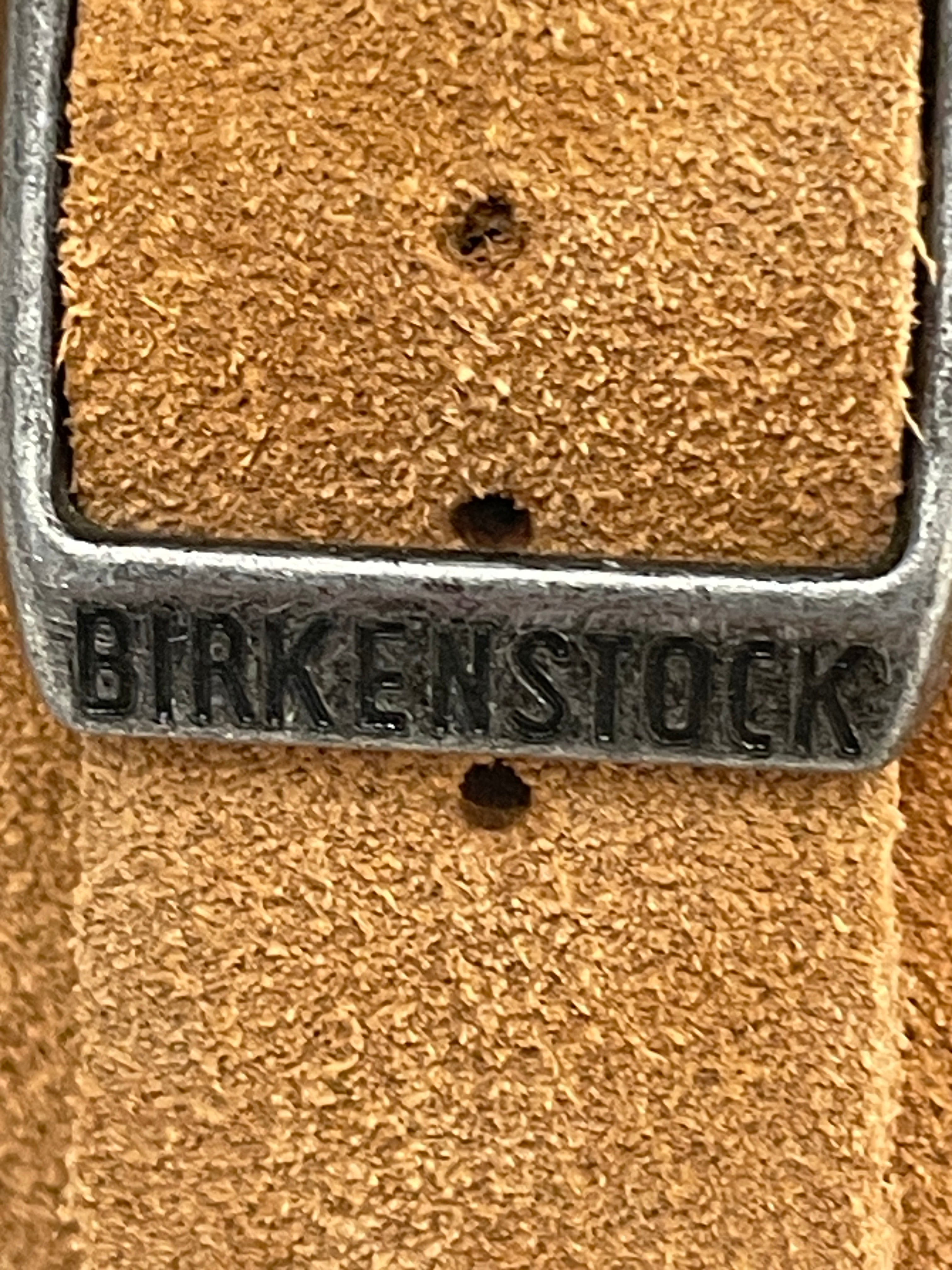 STUSSY/BIRKENSTOCK/Sandals/US 10/Suede/CML/SIDE STUSSY LOGO view 7