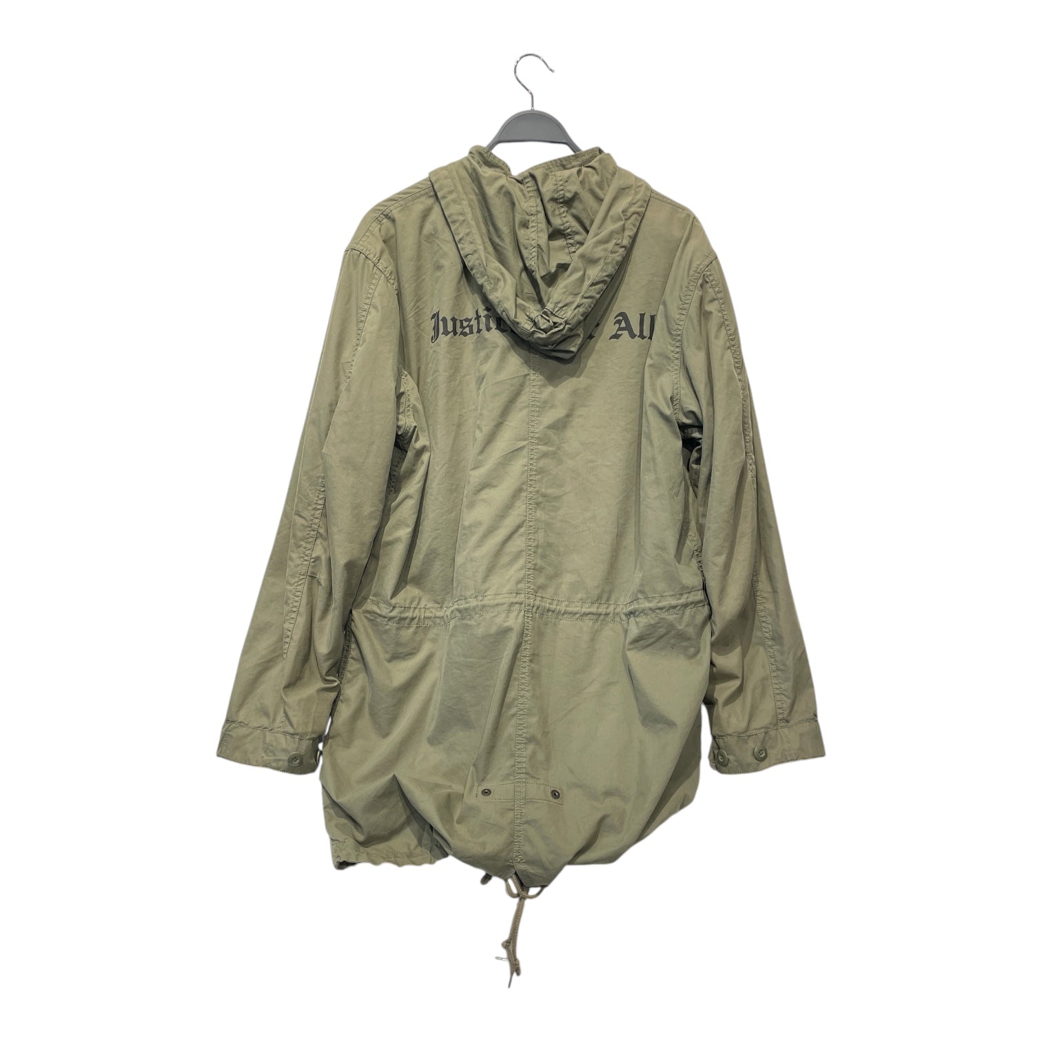 Supreme/Mod Parka/L/Cotton/GRN/FW15 JUSTICE FOR ALL FISHTAIL view 2