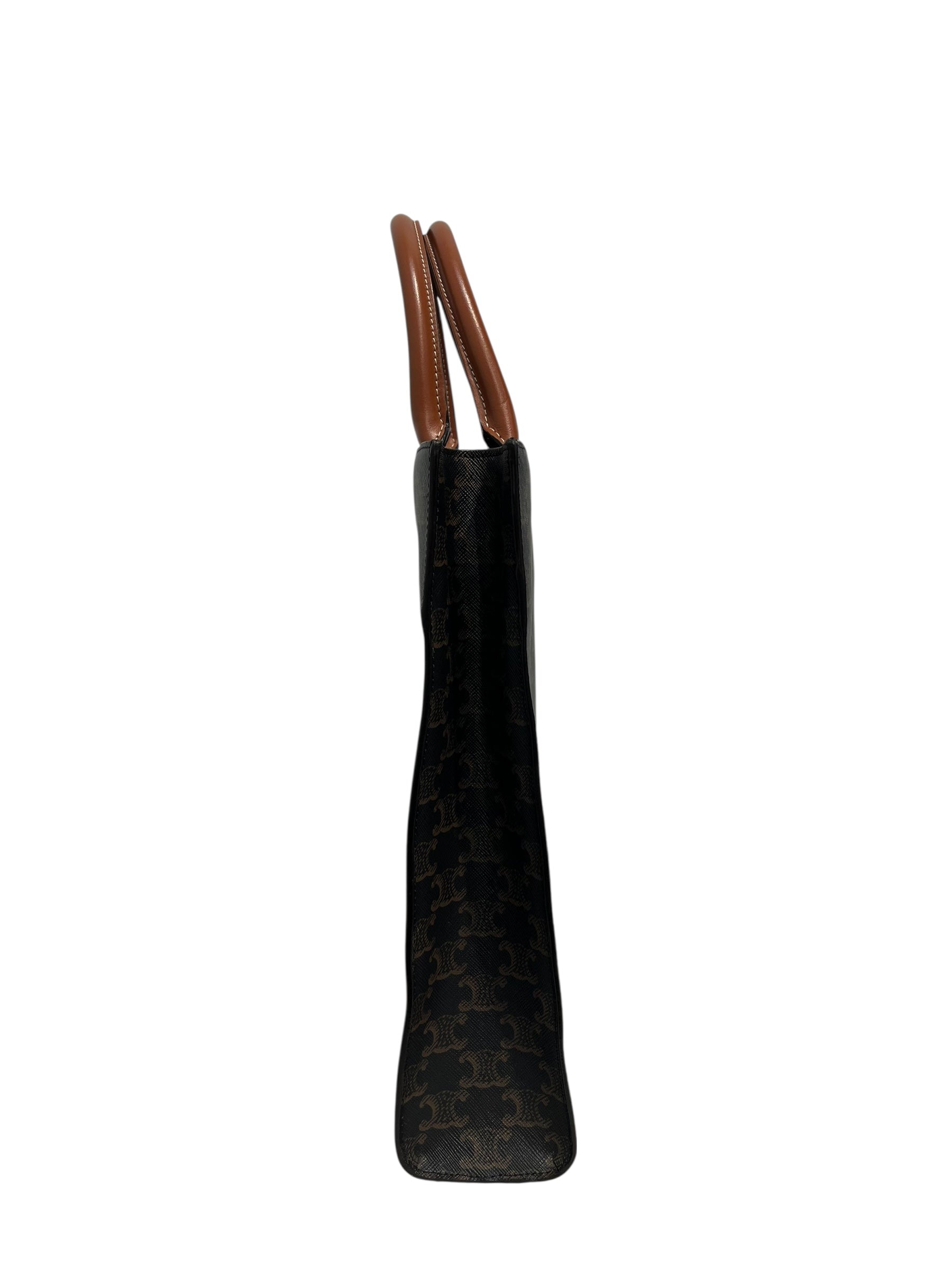 CELINE/Tote Bag/Monogram/Cotton/BRW/LOGO MONOGRAM TOTE view 3