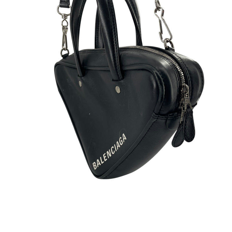 BALENCIAGA/Bag/Leather/BLK/TRIANGLE