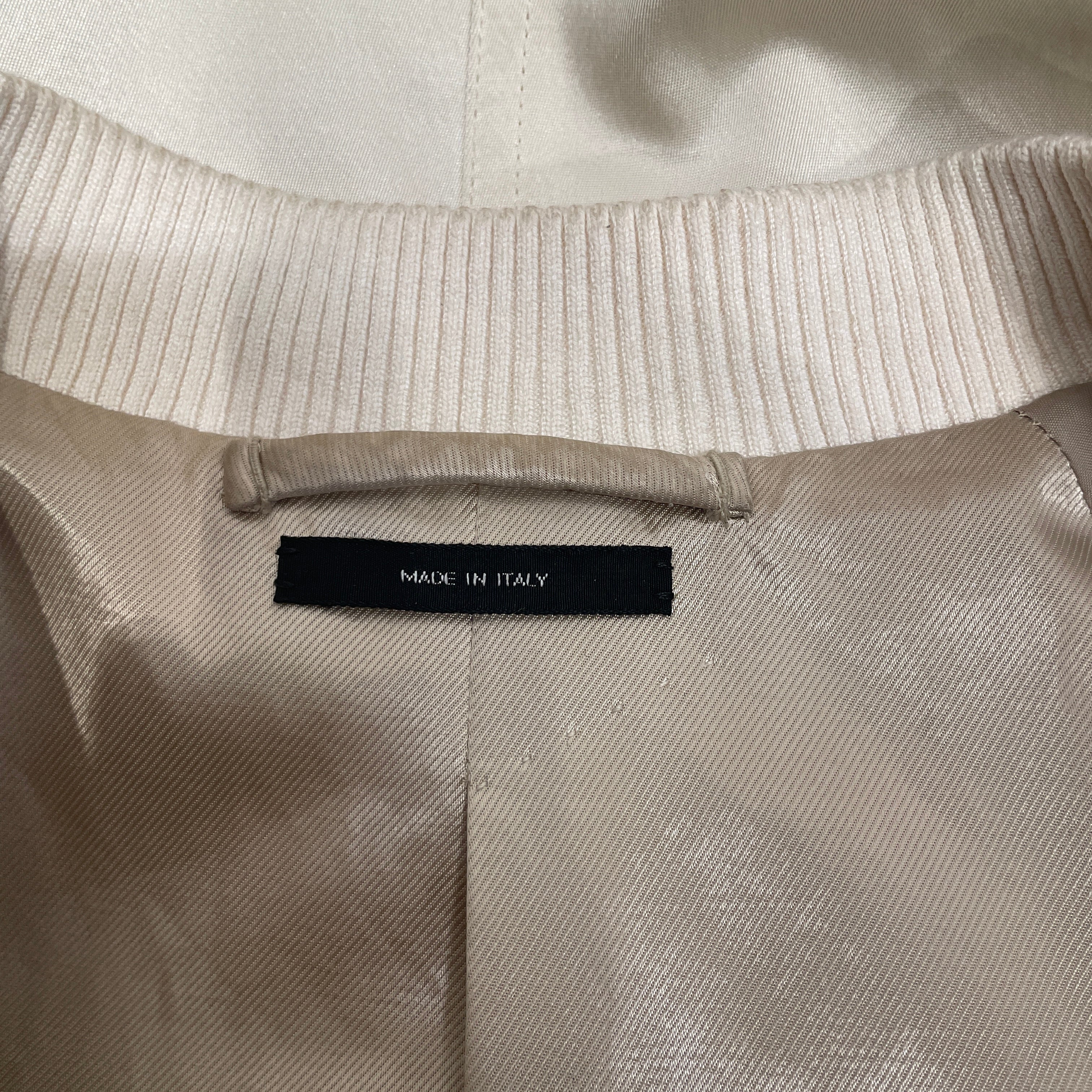 TOM FORD/Baseball Jkt/52/Silk/CRM/Single Breasted/ view 3