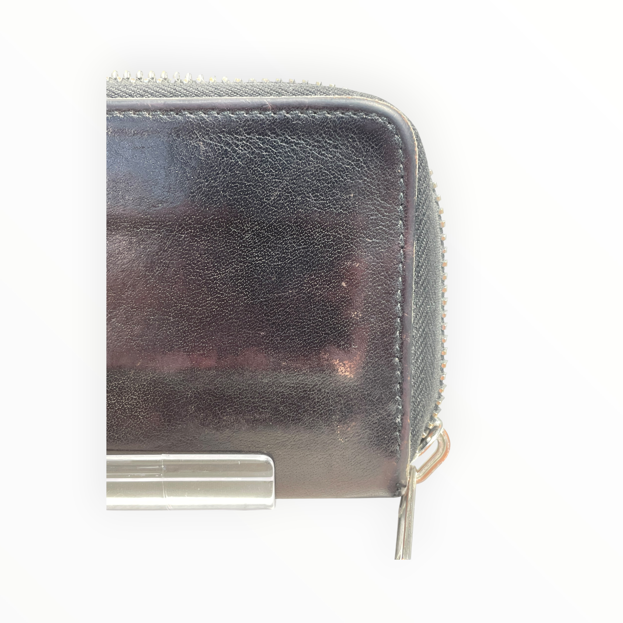 Rick Owens/Bifold Wallet/Leather/BLK/M's/ZIP WALLET view 4