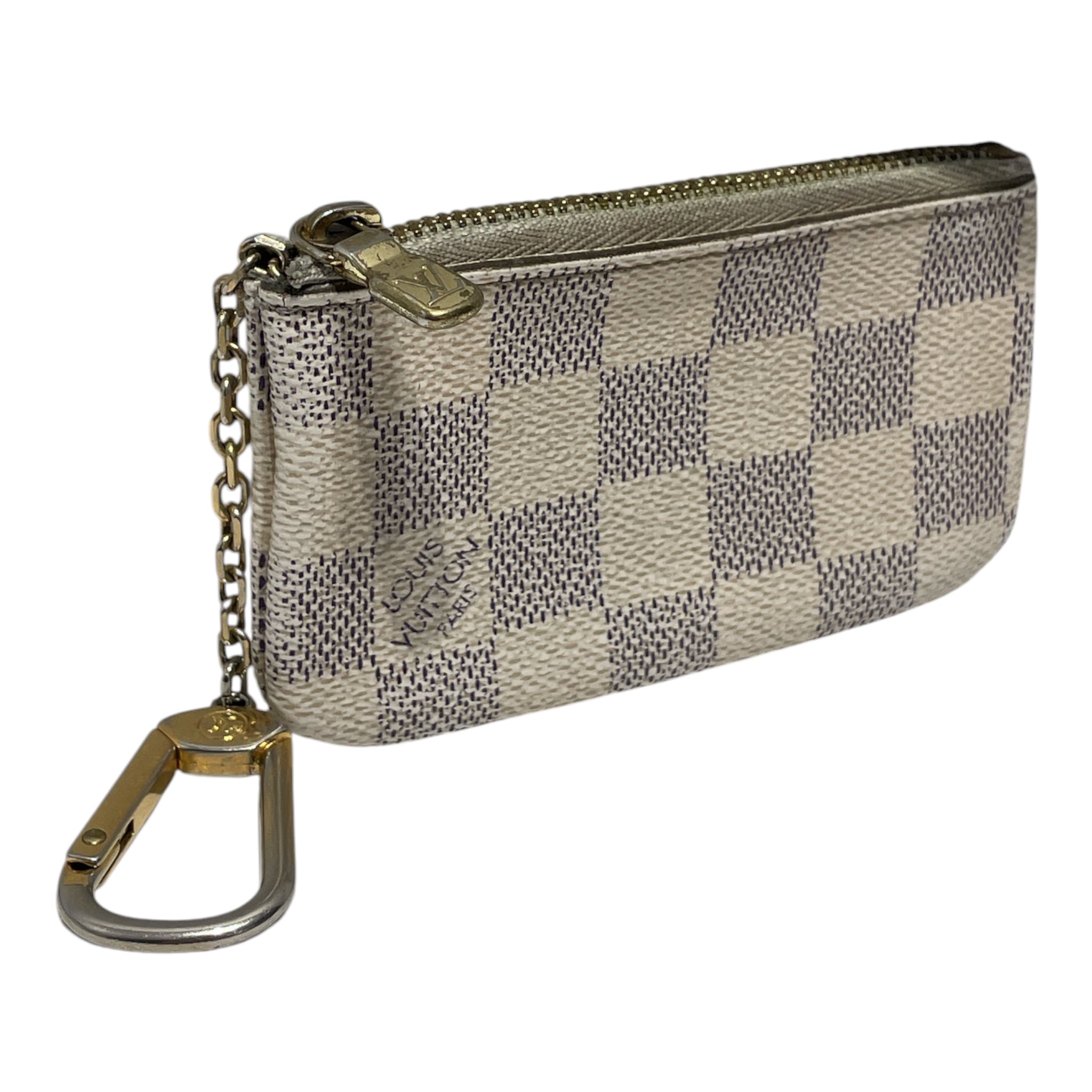 LOUIS VUITTON/Coin Wallet/Monogram/WHT/Damier Azur Coin Wallet view 1