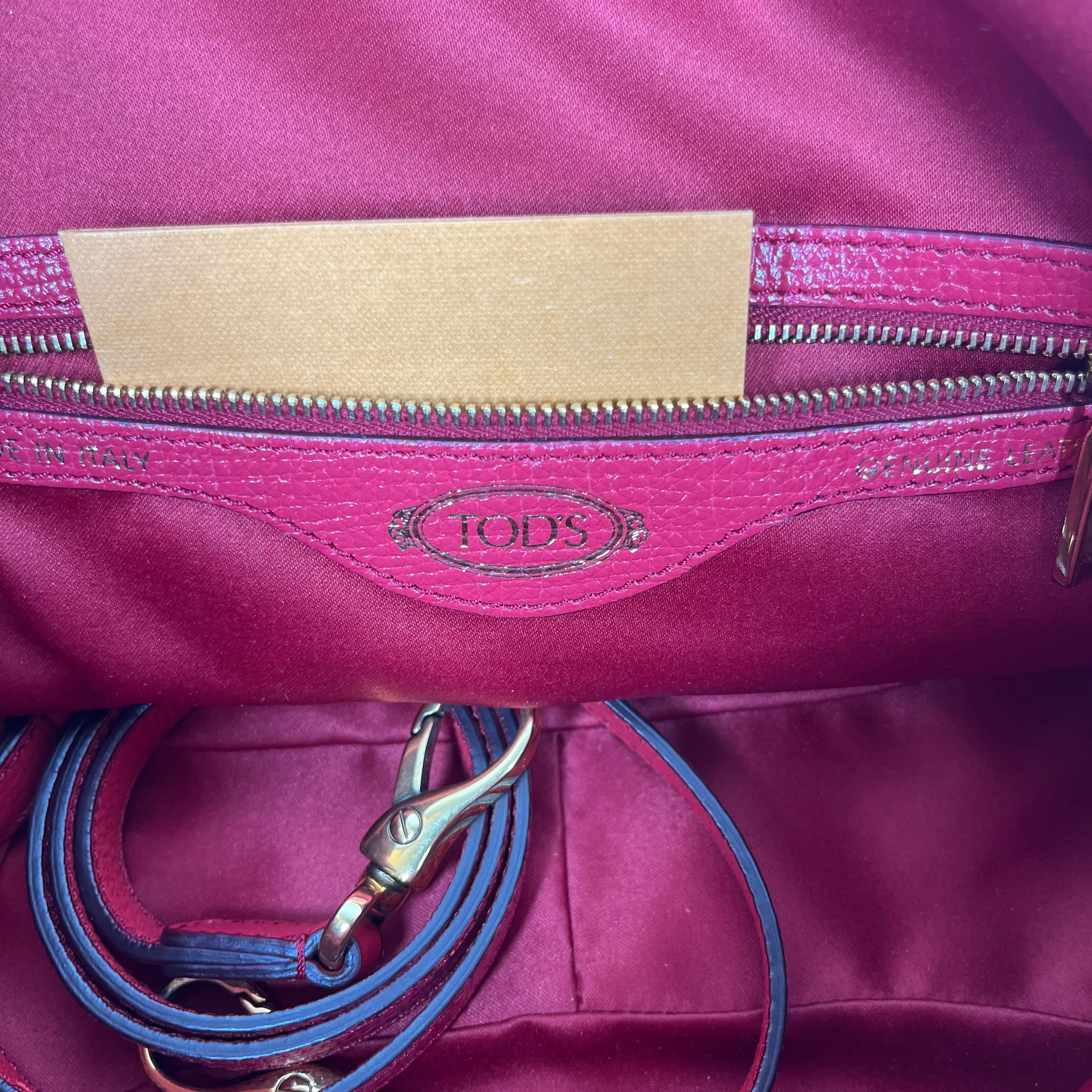 TOD'S/Bag/Leather/RED/ view 4