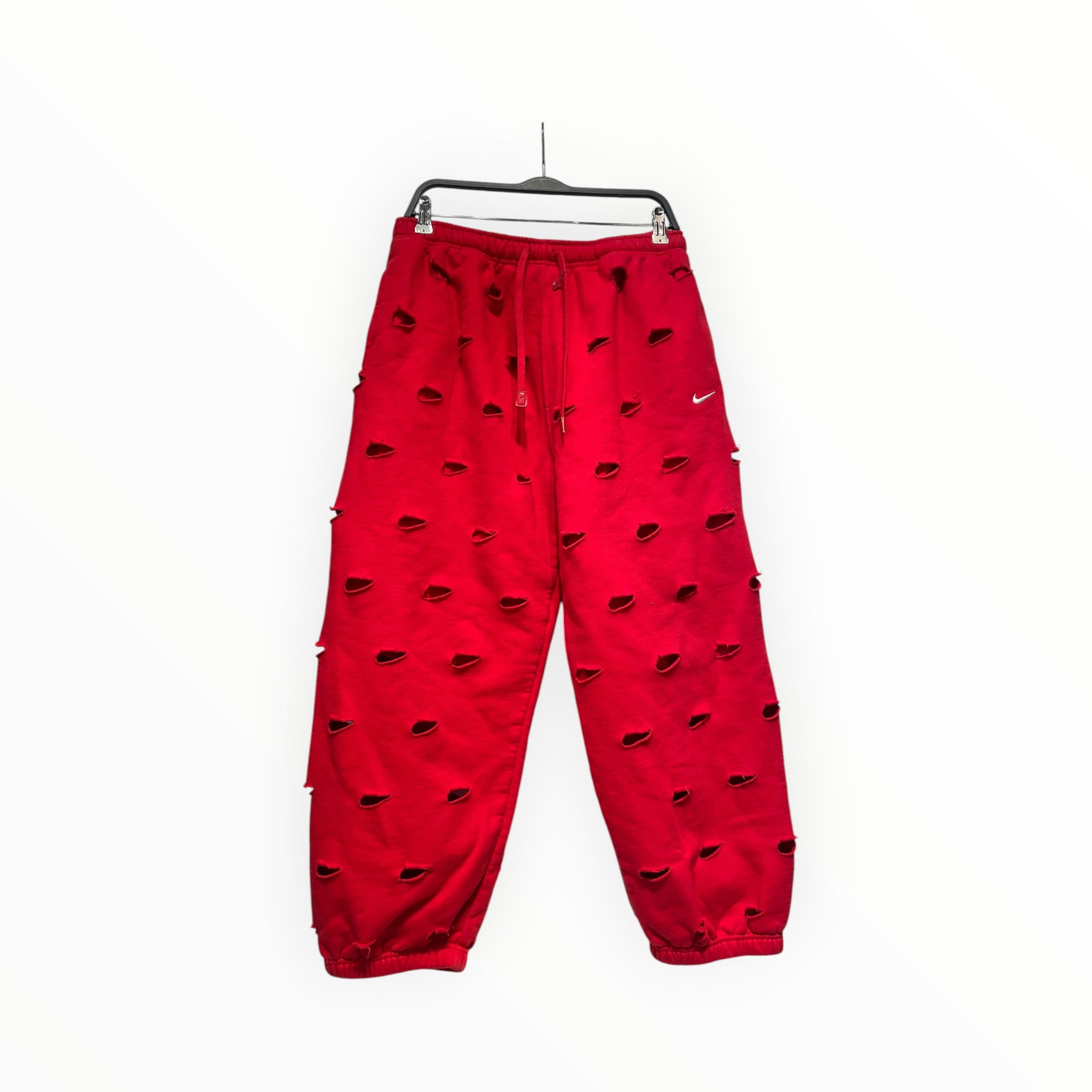 JACQUEMUS/NIKE/Pants/M/Cotton/RED/Joggers/CUT OUT view 1