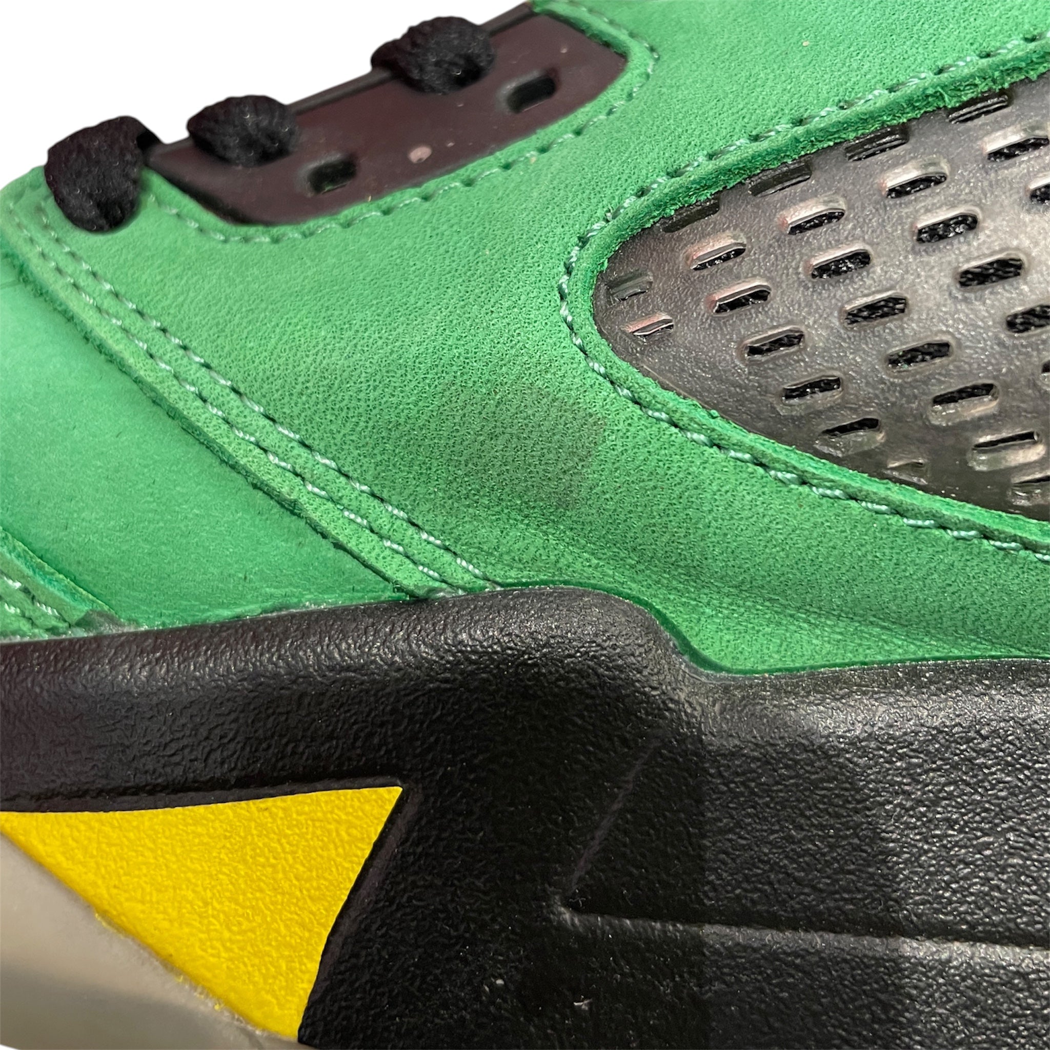 NIKE/AIR JORDAN 5 RETRO SE/Hi-Sneakers/US 9.5/Suede/GRN/CK6631-307 view 5