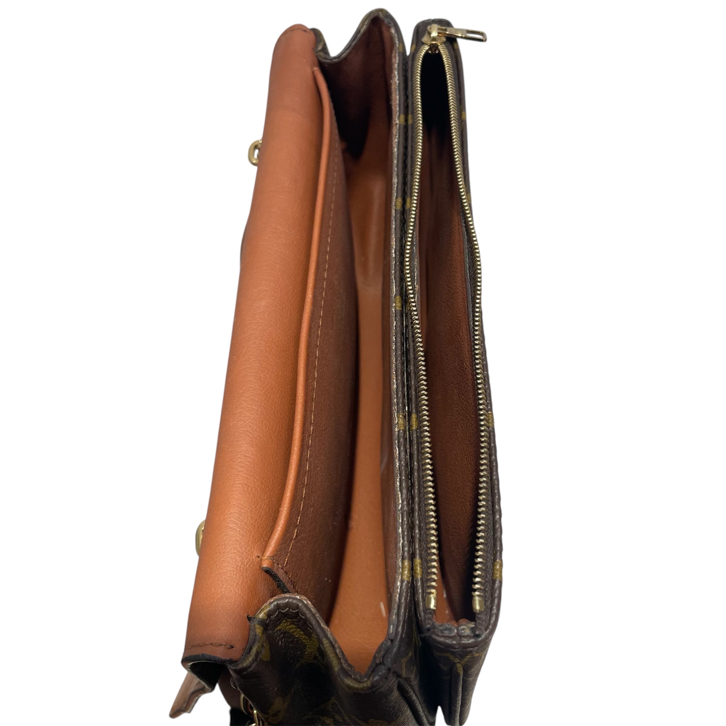 LOUIS VUITTON/Backpack/Monogram/Leather/BRW/damier ebene view 4