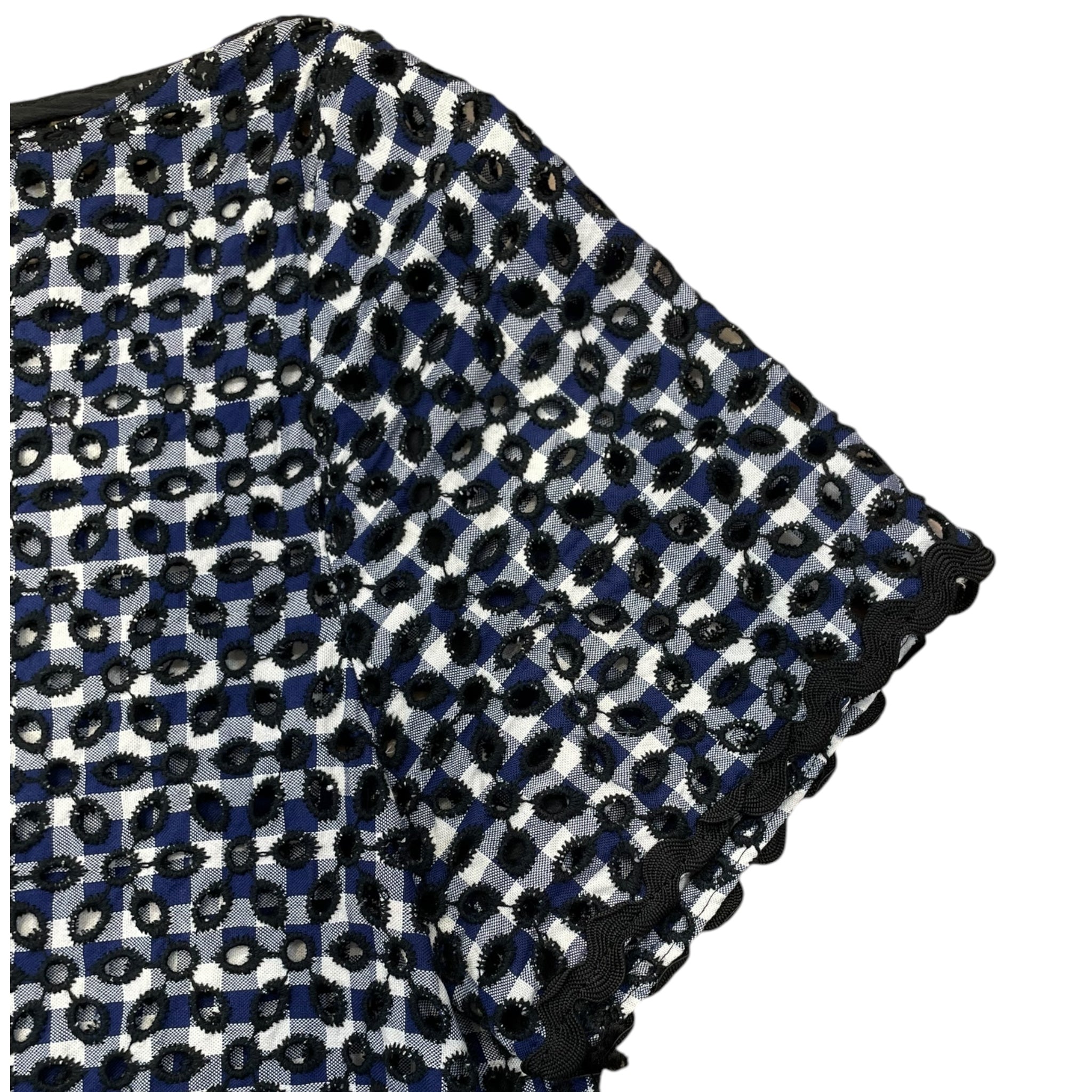 sacai luck/Dress/2/All Over Print/Cotton/NVY/ view 4