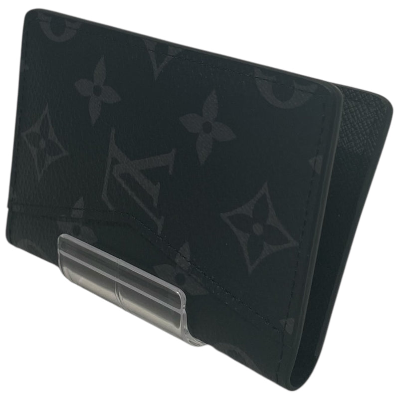 LOUIS VUITTON/Bifold Wallet/Monogram/Leather/BLK/LV V FLAP WALLET