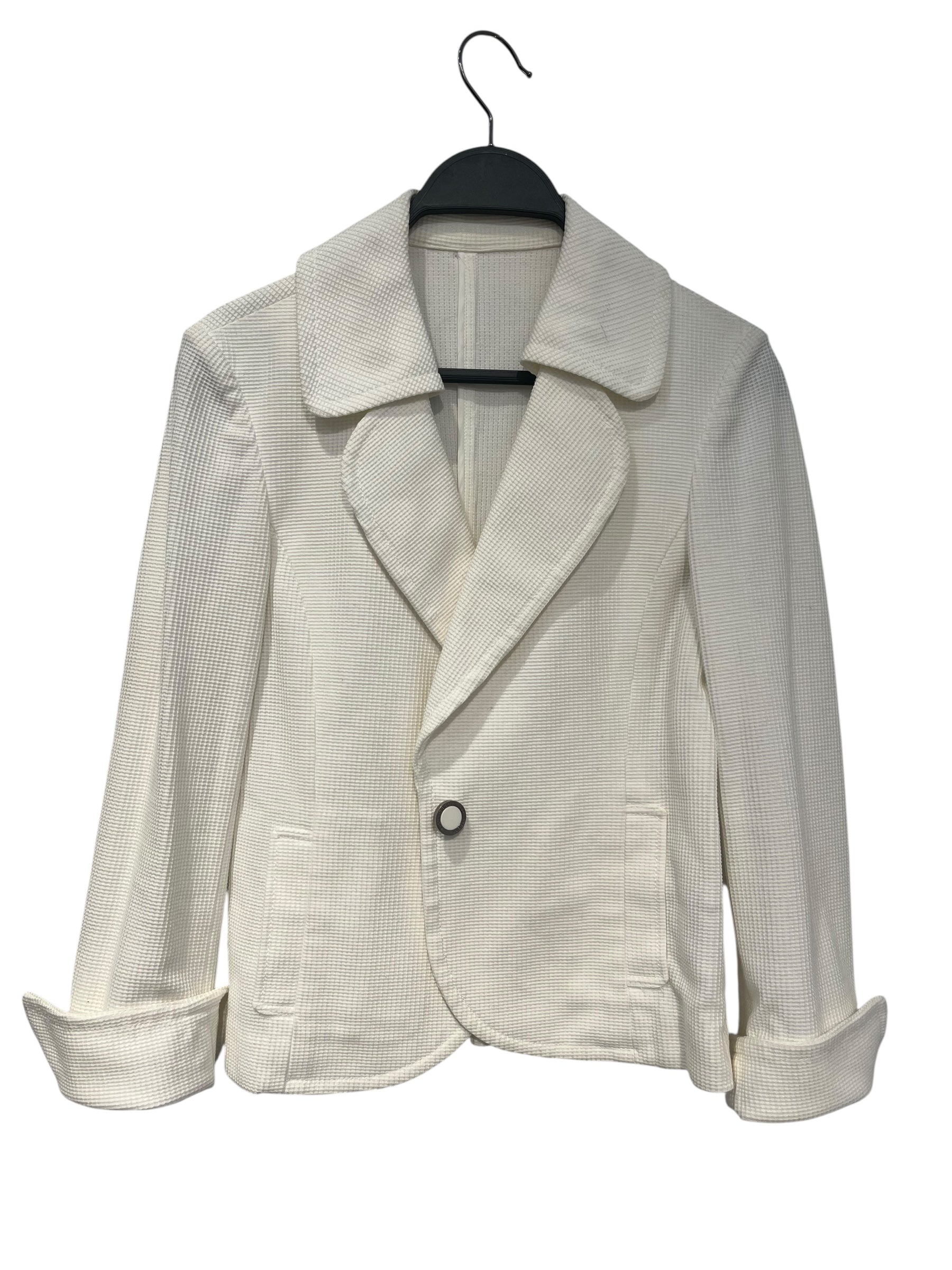 Courreges/Tailored Jkt/WHT/grid view 1