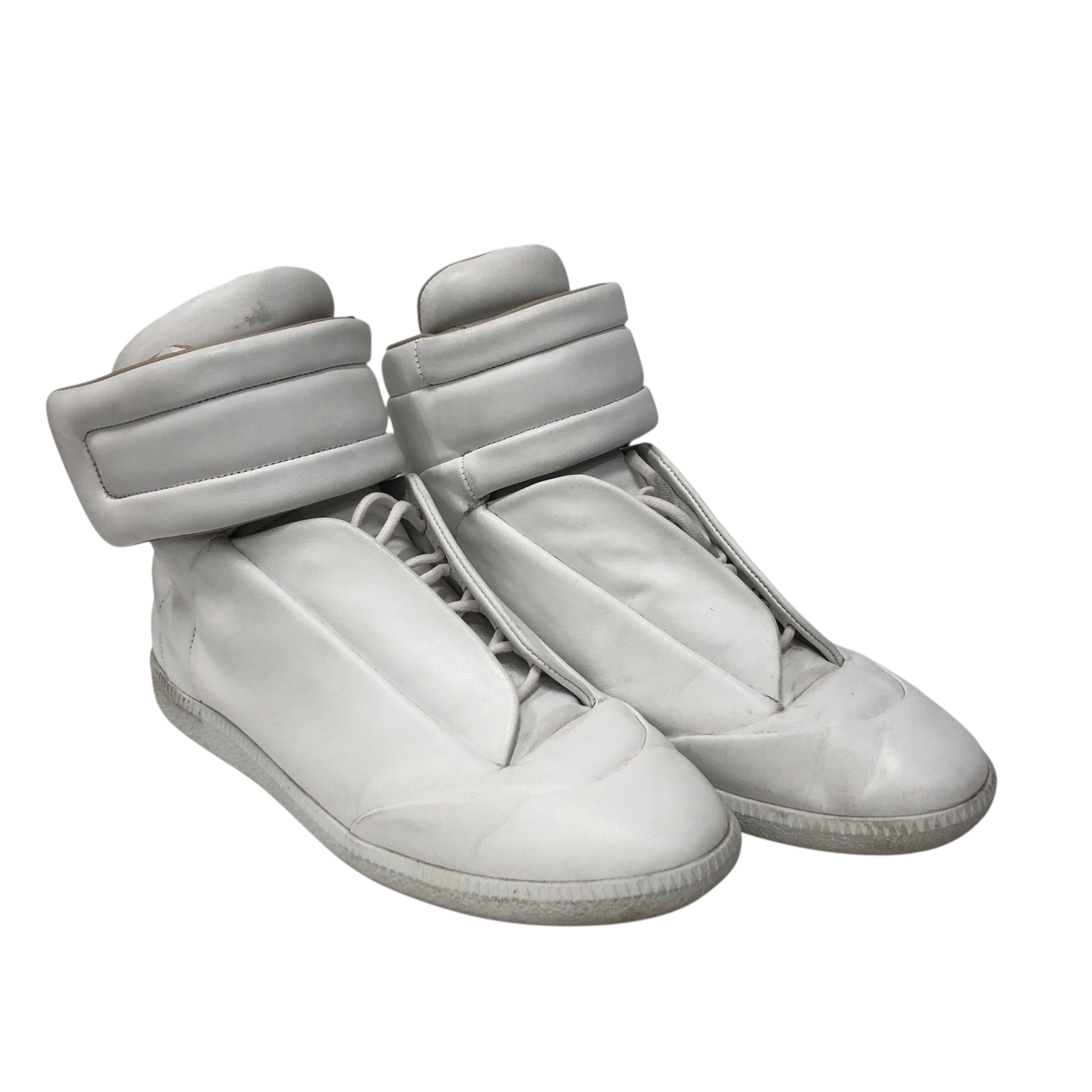 Maison Margiela/Hi-Sneakers/US 9/Leather/WHT/Futures view 1