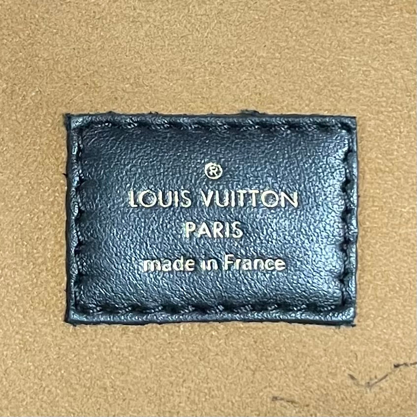 LOUIS VUITTON/Bag/Leather/BLK/MONOGRAM ON THE SIDE view 5