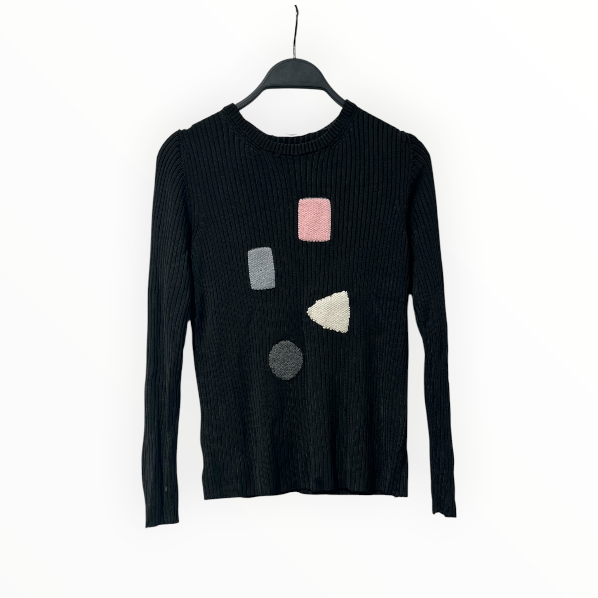 JW ANDERSON(J.W.ANDERSON)/Sweatshirt/M/BLK/High Neck/SHAPES view 1