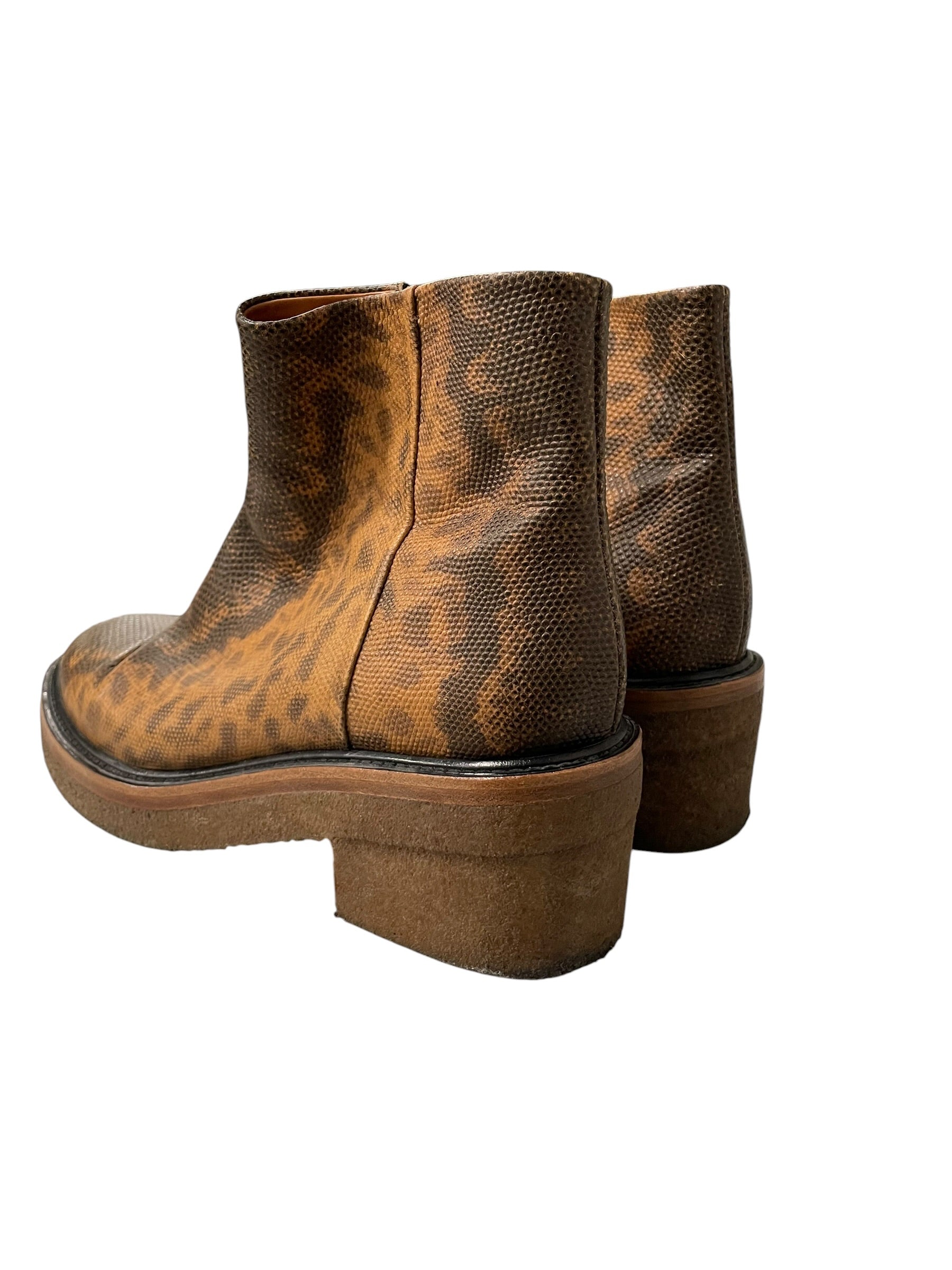 DRIES VAN NOTEN/Boots/EU 38/Animal Pattern/Leather/ORN/SNAKE PRINT view 2