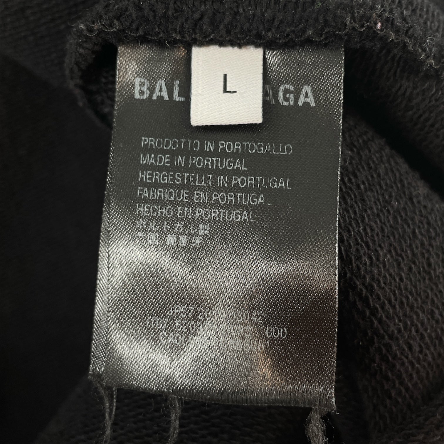 BALENCIAGA/Hoodie/L/Graphic/Cotton/BLK/TOP MODEL view 4