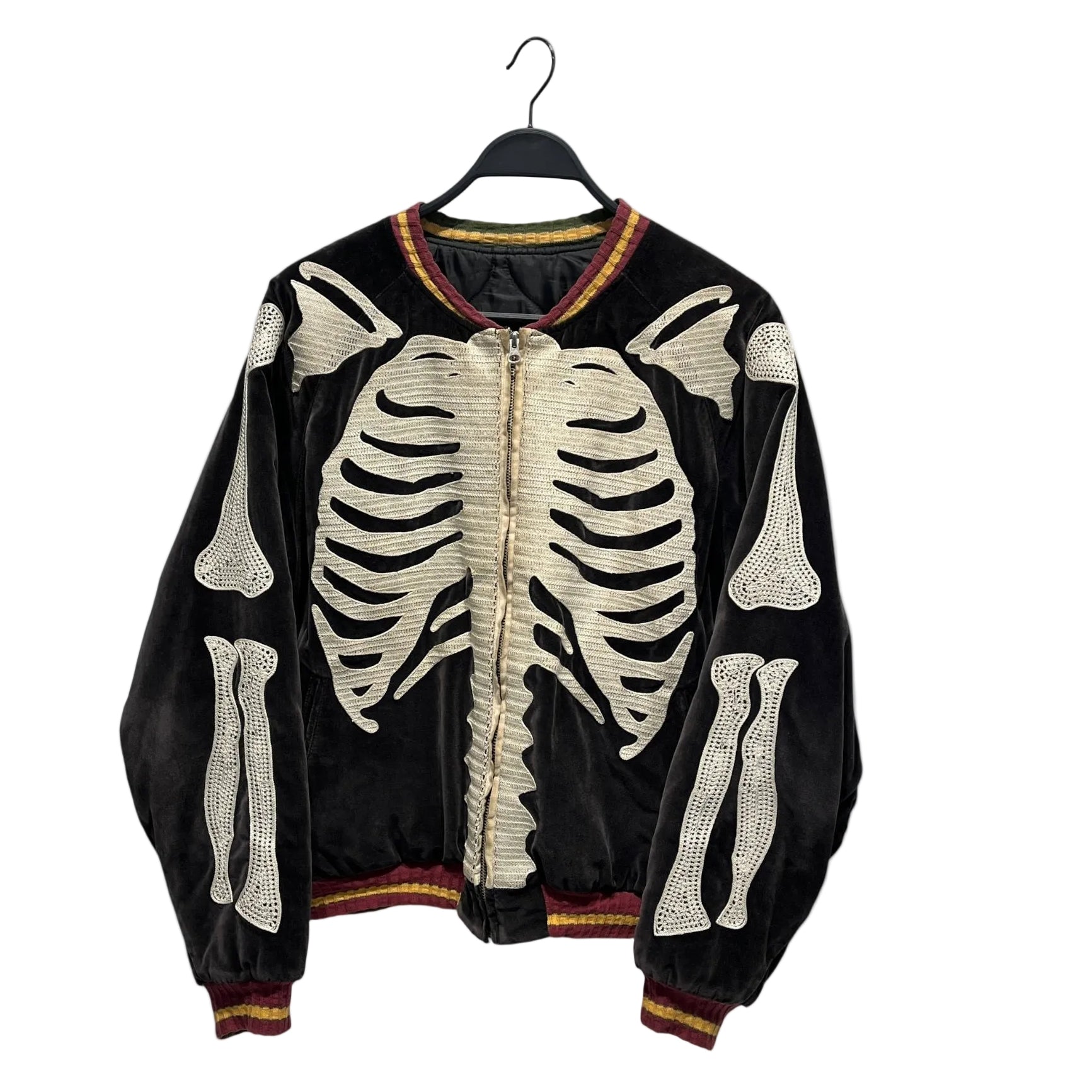 KAPITAL/Blouson/M/Cotton/NVY/Graphic/KOUNTRY SKELETON BOMBER view 1