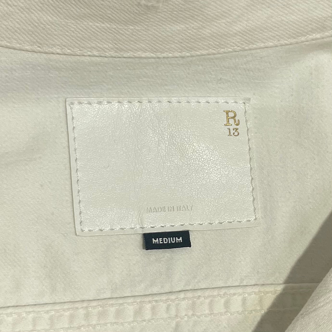 R13/Vest/M/Denim/WHT/R13 WHITE DENIM VEST view 4