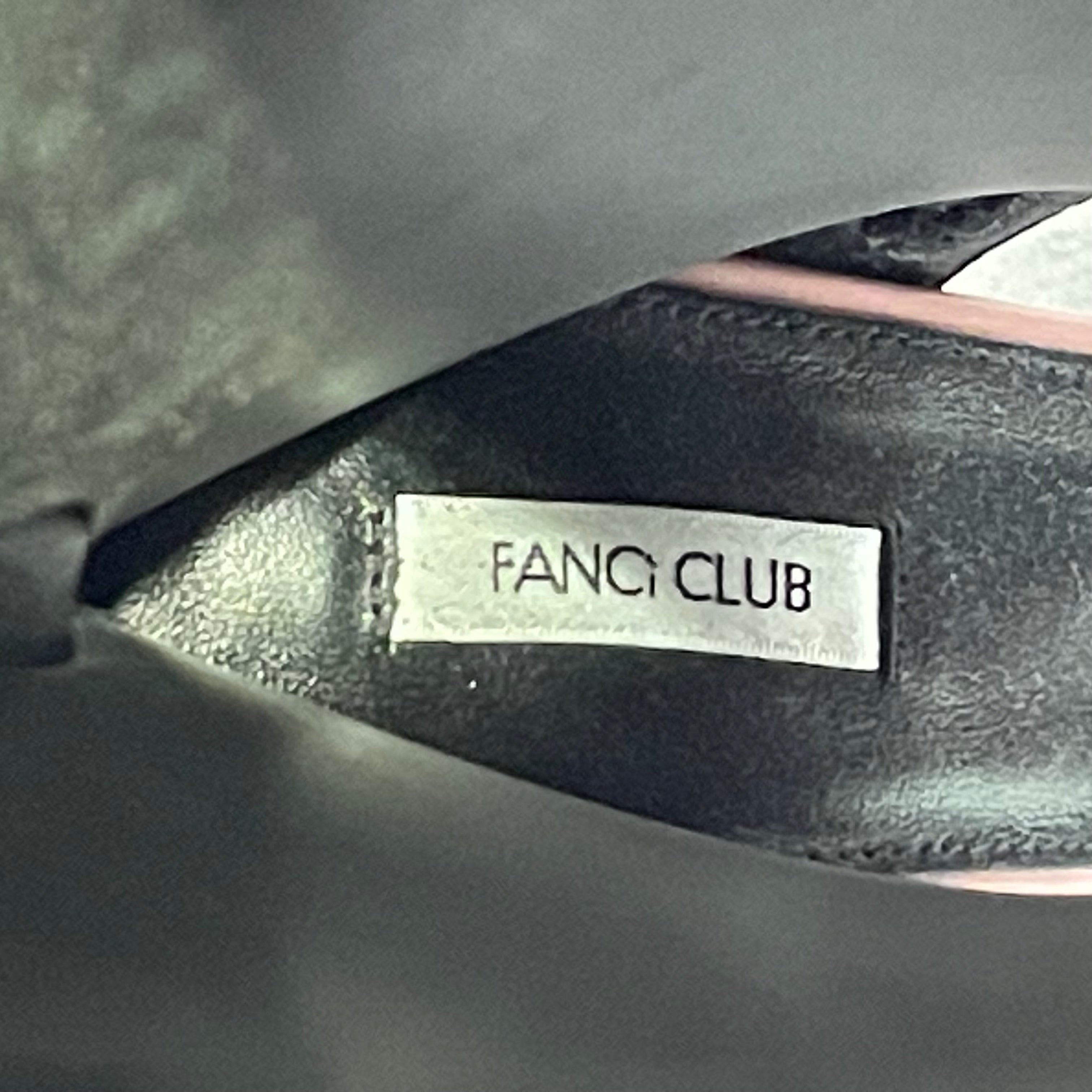 FANCI CLUB/Heels/US 6/Leather/PNK/OSTRICH CALF HIGH/LACE UP view 5