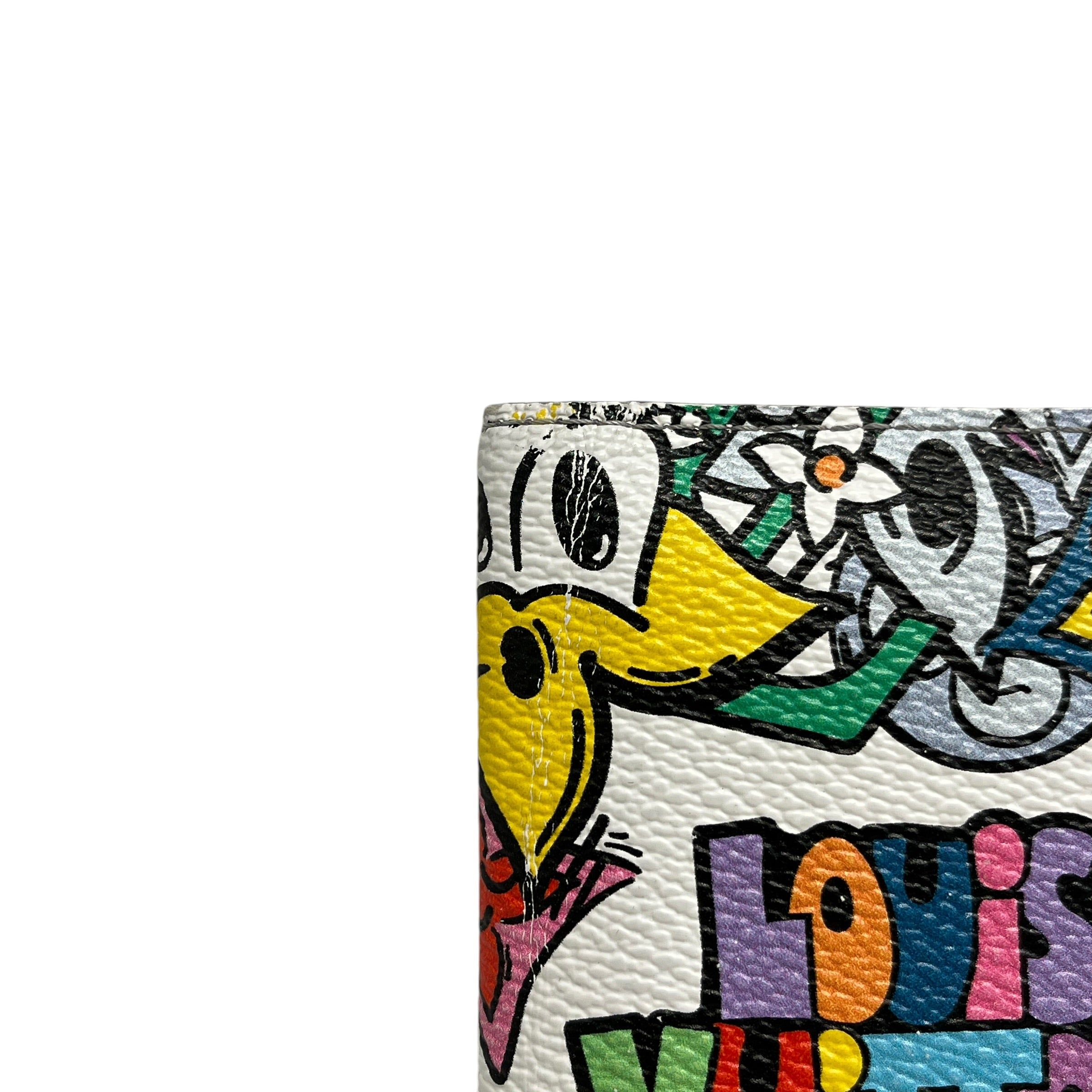 LOUIS VUITTON/Wallet/Graphic/Leather/WHT/M's/Monogram Comics SS23 view 6