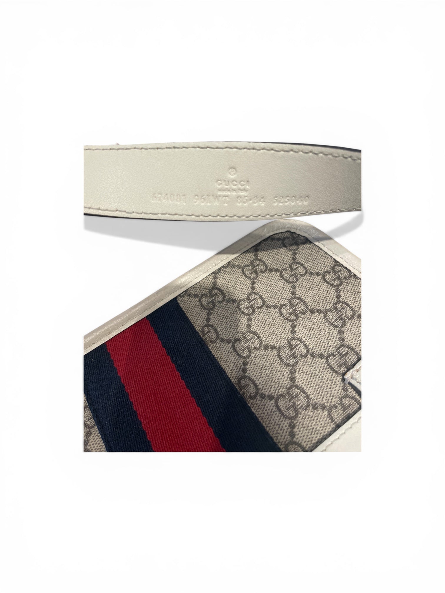 GUCCI/Bag/Monogram/Leather/WHT/ophidia GG belt bag view 6